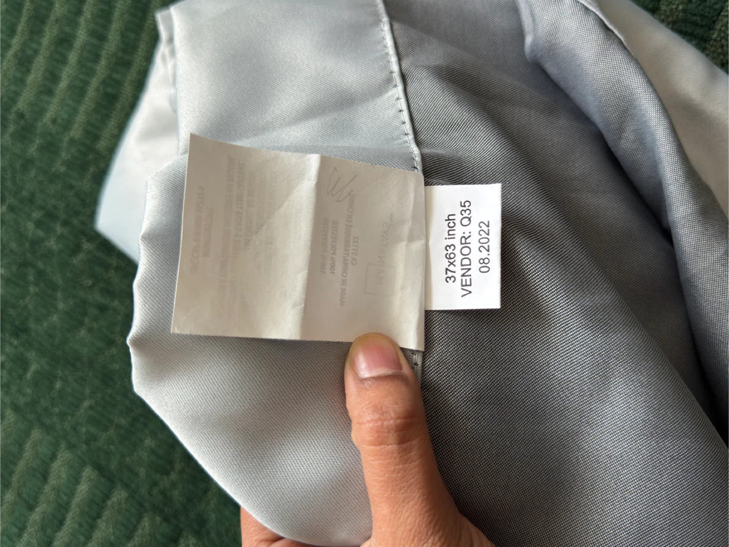 Mainstays Light Grey Curtains - photo 2