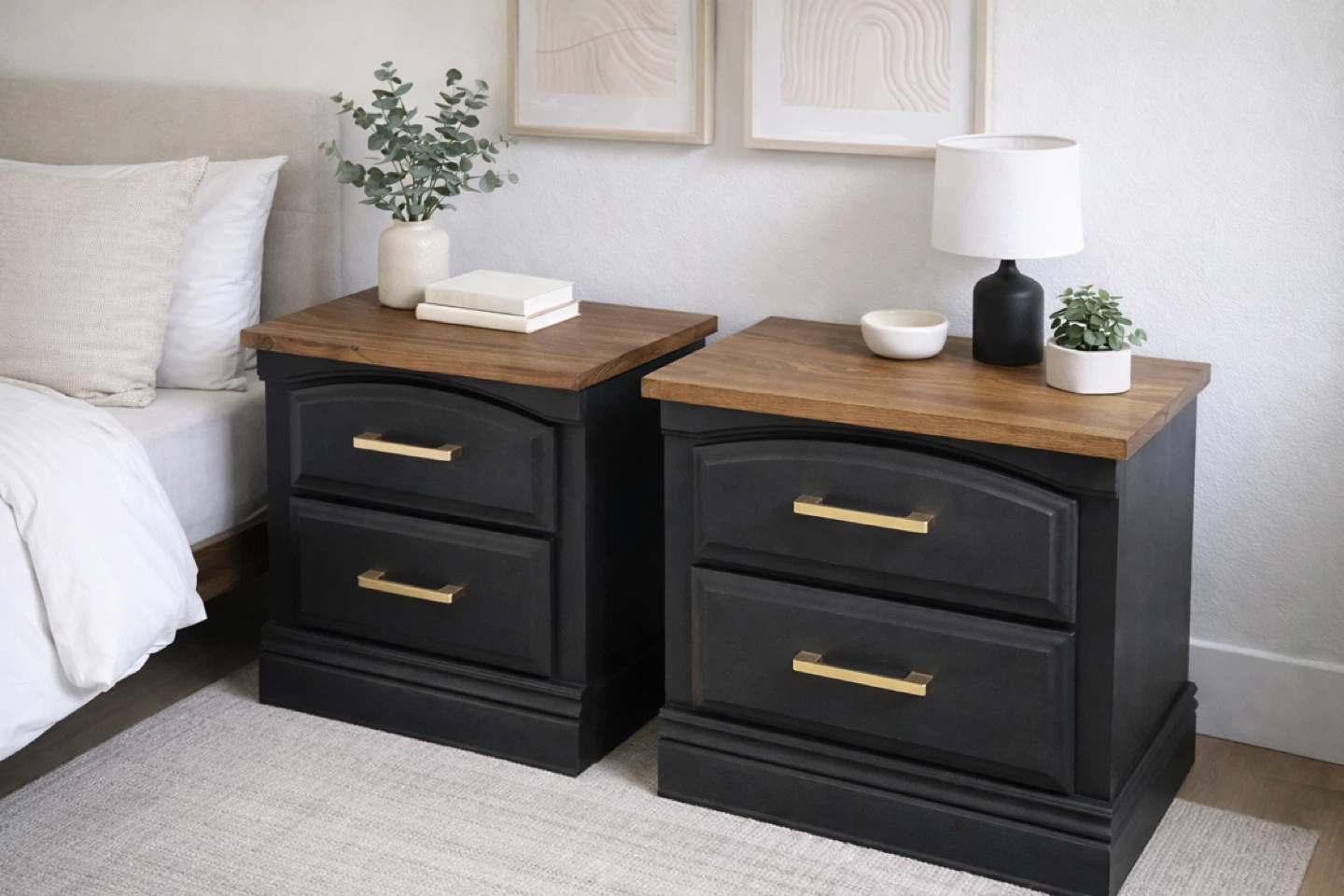Refinished Charming  Nightstands Condo Size - photo 2