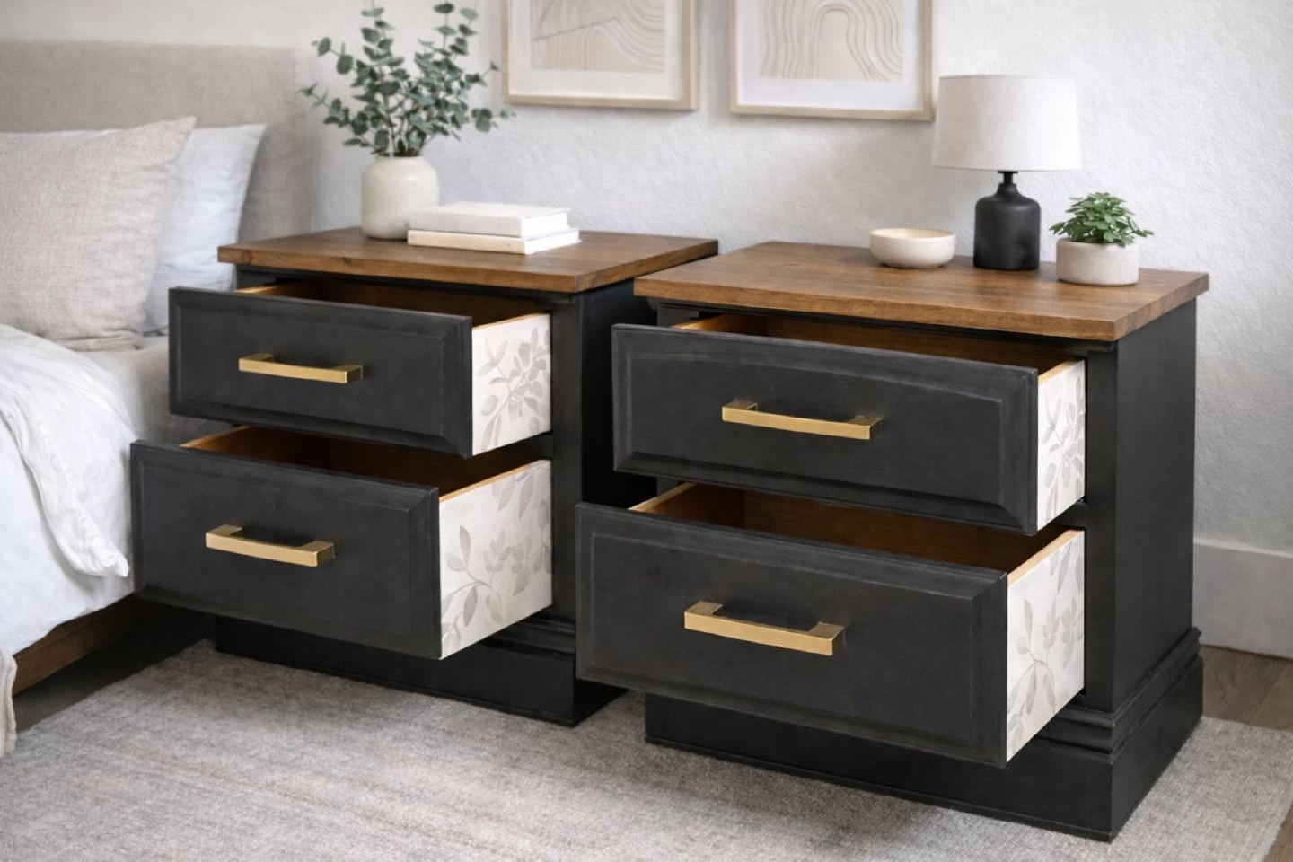 Refinished Charming  Nightstands Condo Size - photo 3