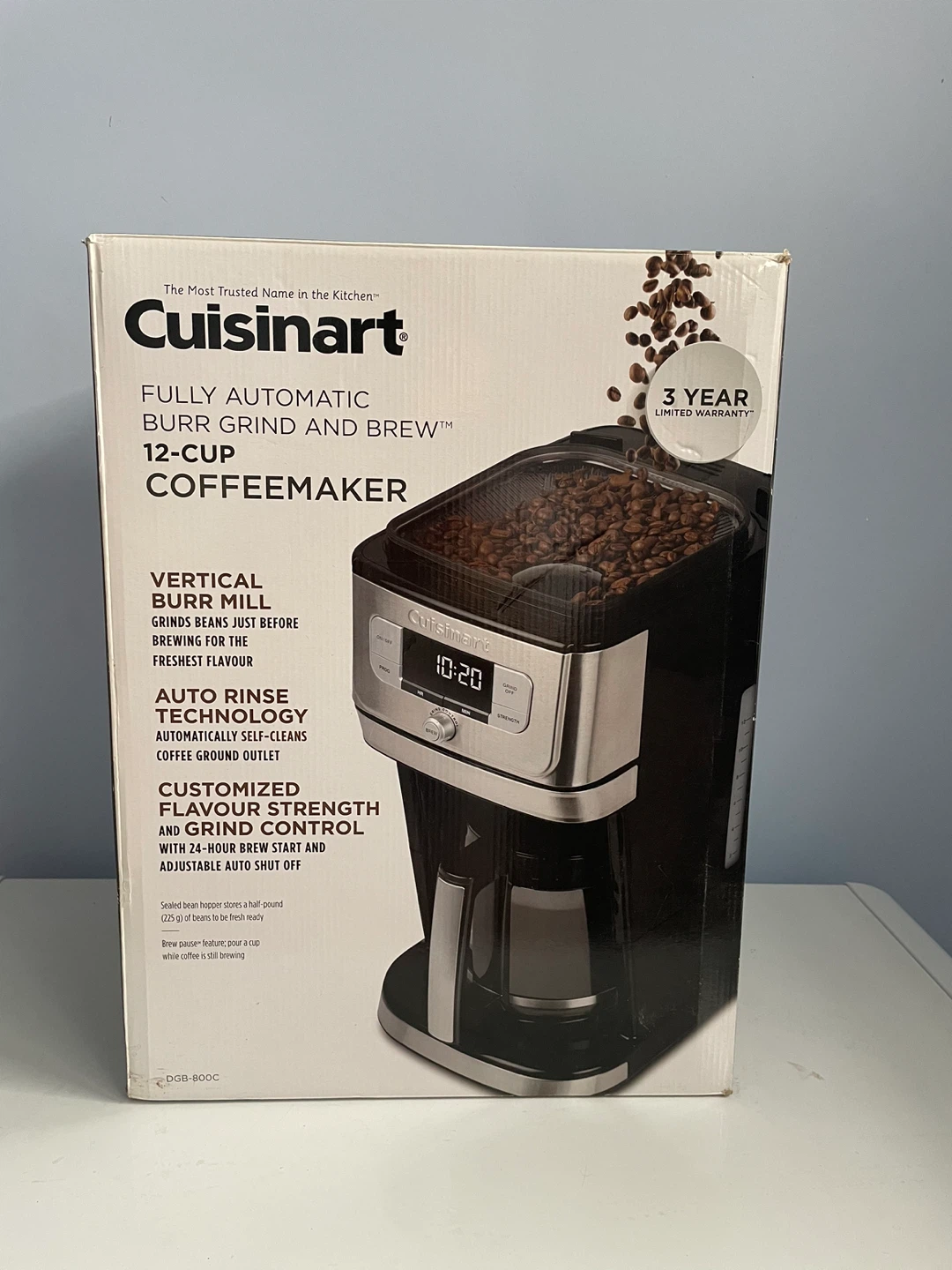 *NEW* Cuisinart 12-Cup Burr Grind & Brew Coffee Maker