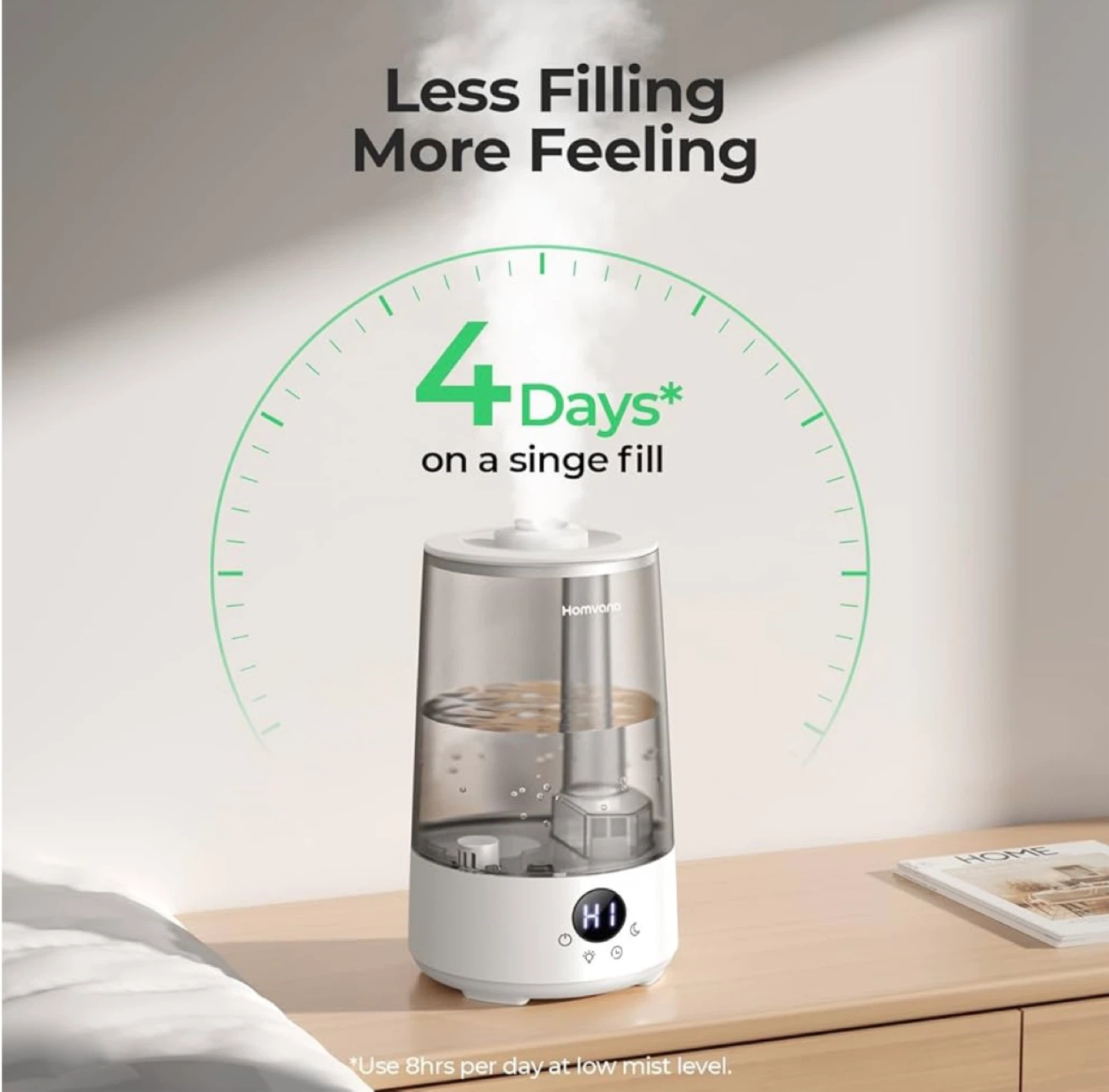 Homvana Humidifier with 4-Day Single Fill - photo 4