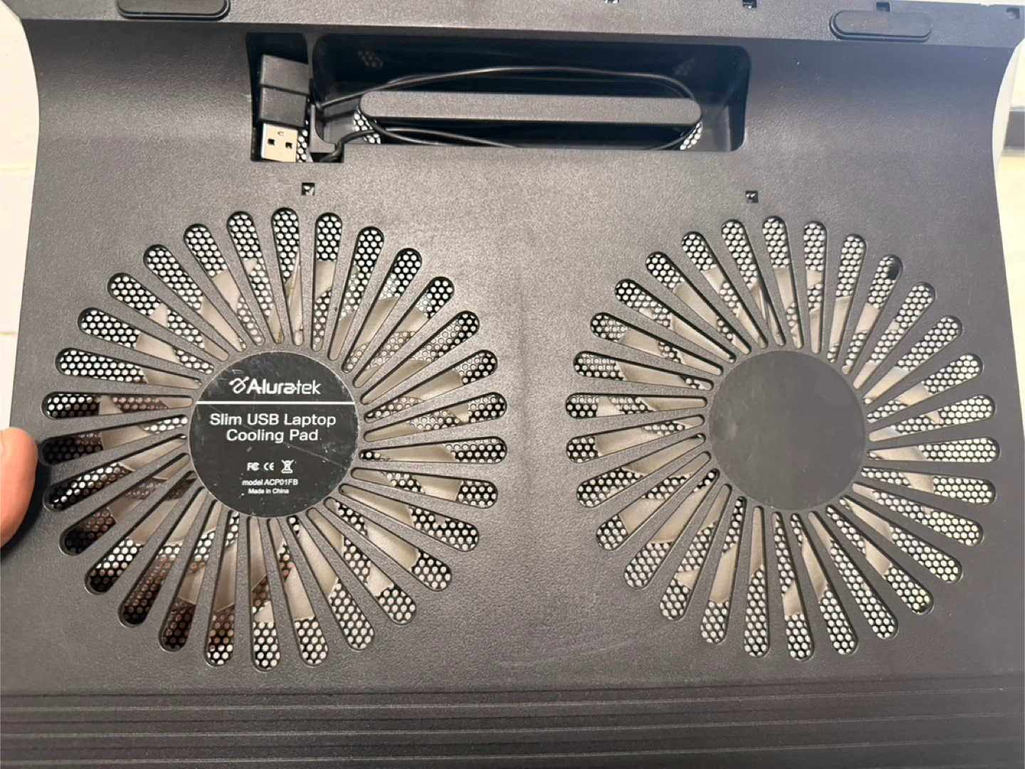 Aluratek Slim USB Laptop Cooling Pad - photo 5