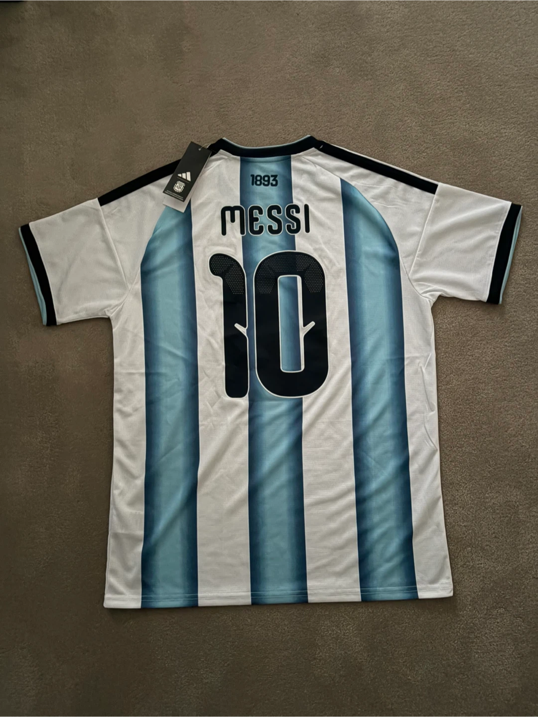 Adidas Argentina Messi 10 Jersey Size L - photo 3