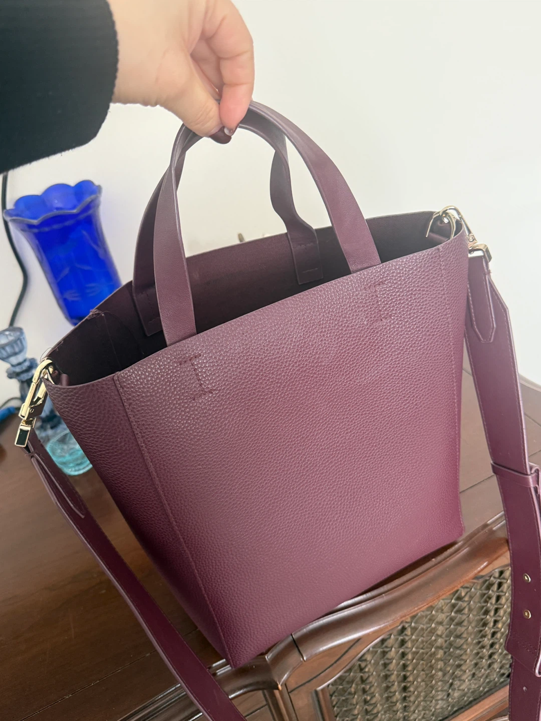 Burgundy -LOVE & LORE Tote Bag - photo 2