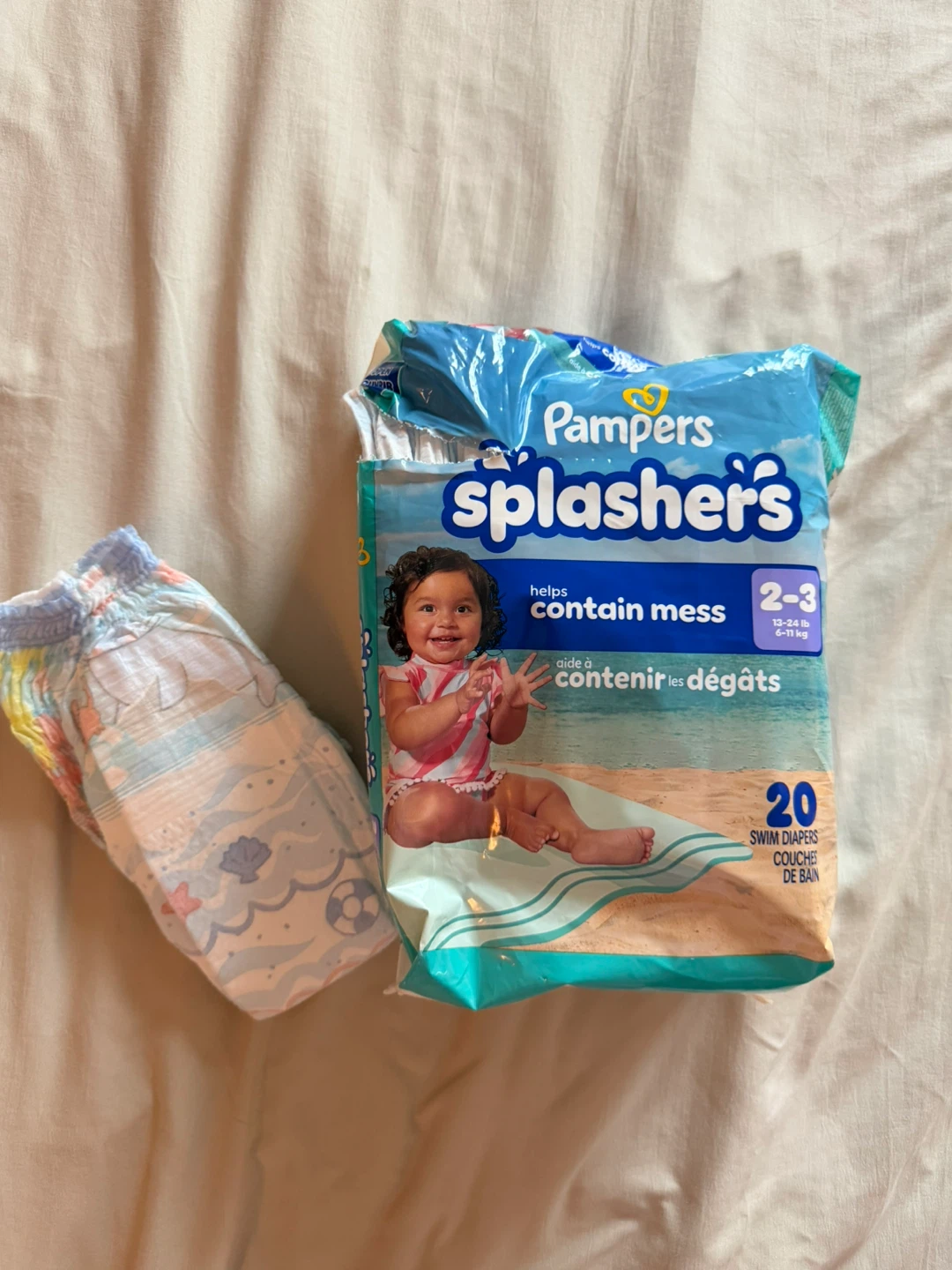 Pampers Splashers Swim Diapers Size 2-3 (15 ct)