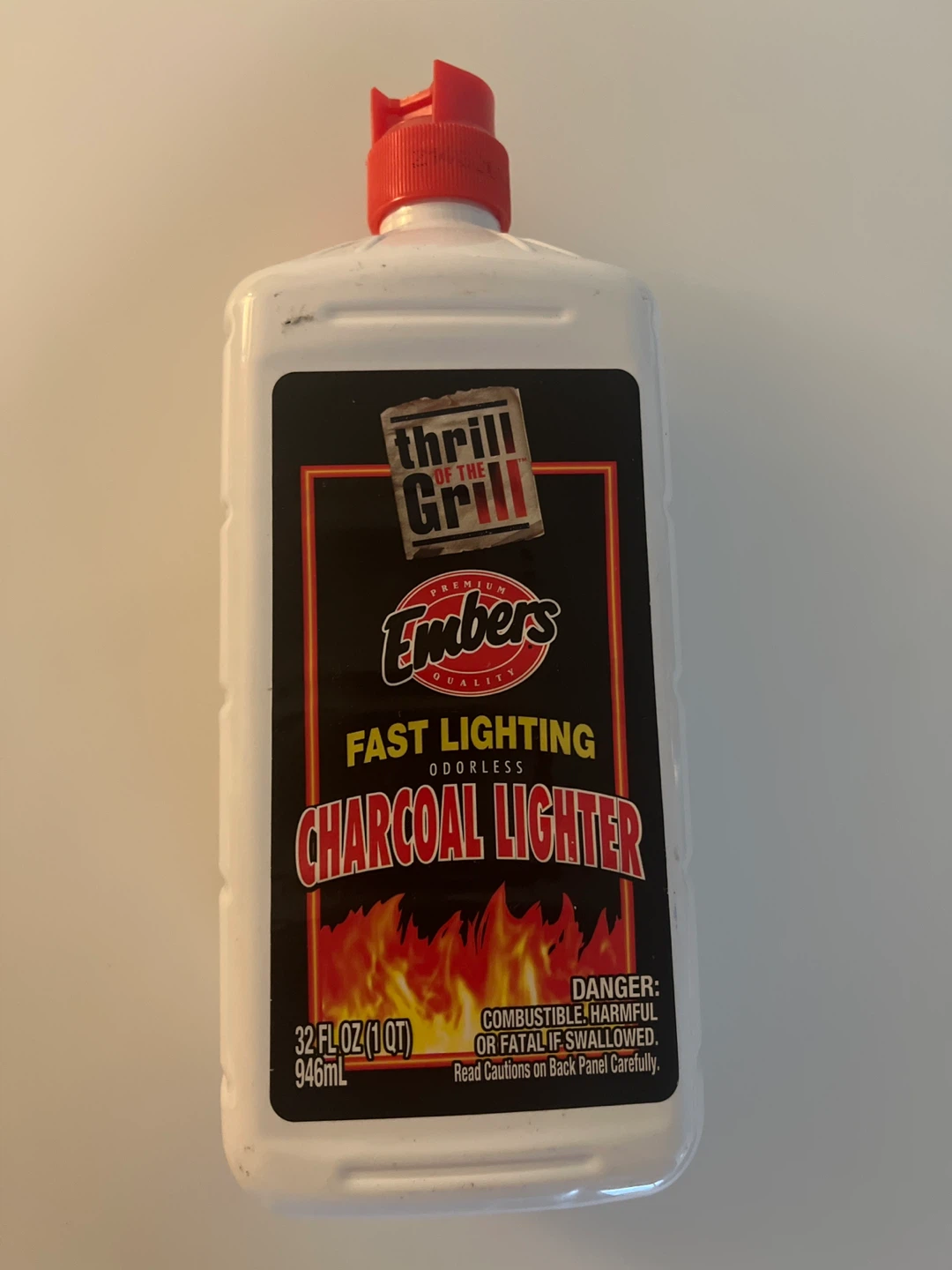 Embers Premium Charcoal Lighter Fluid - 32 FL OZ