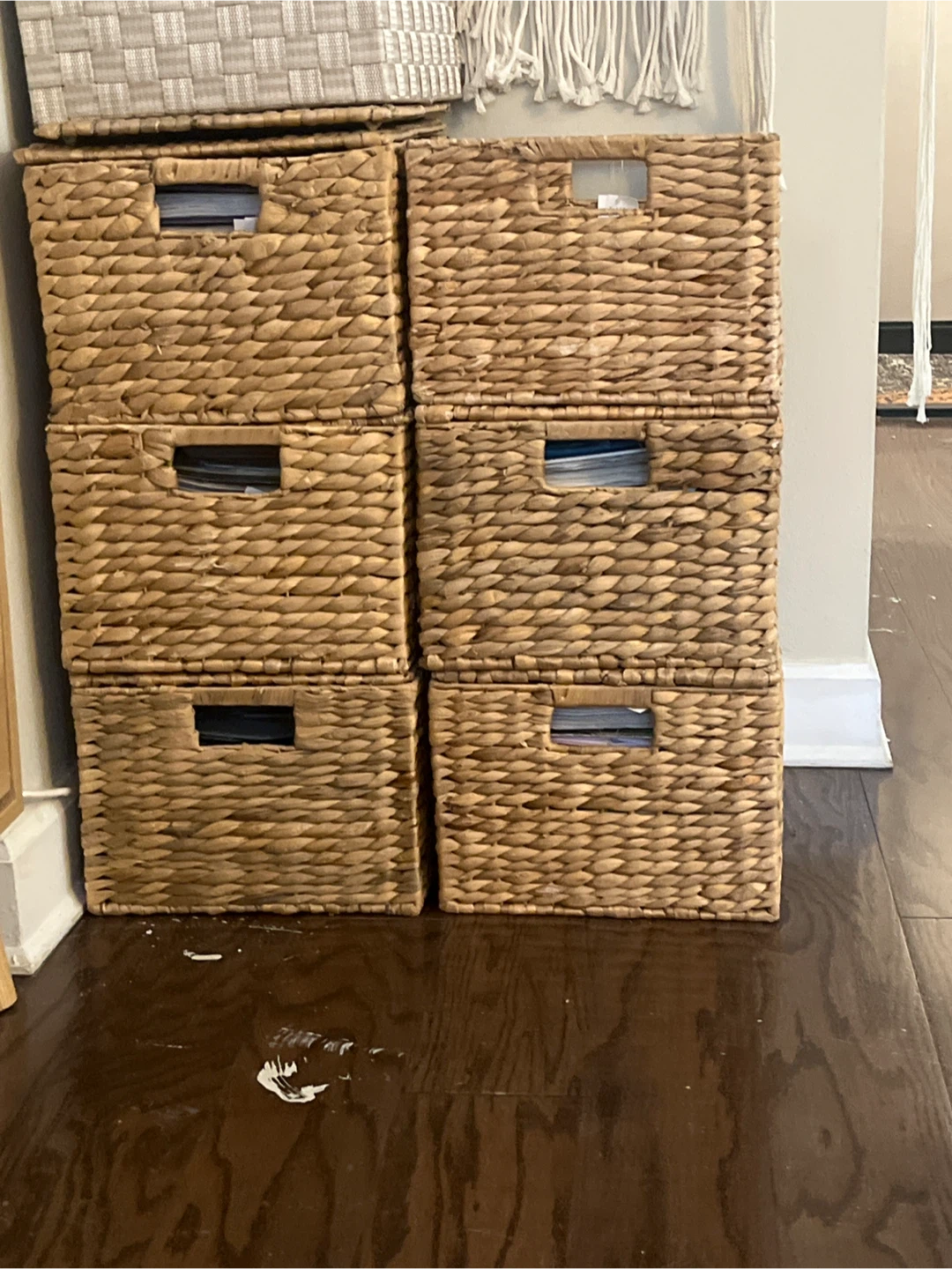 $20 each- Woven pottery barn big Baskets - multiple available!