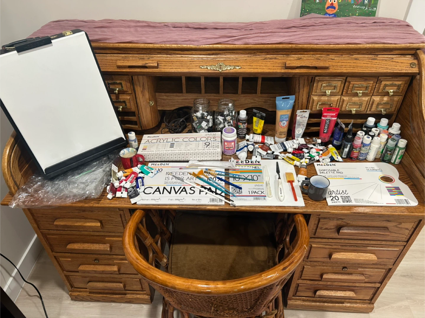 MEEDEN Acrylic Paint and Canvas Set and more!