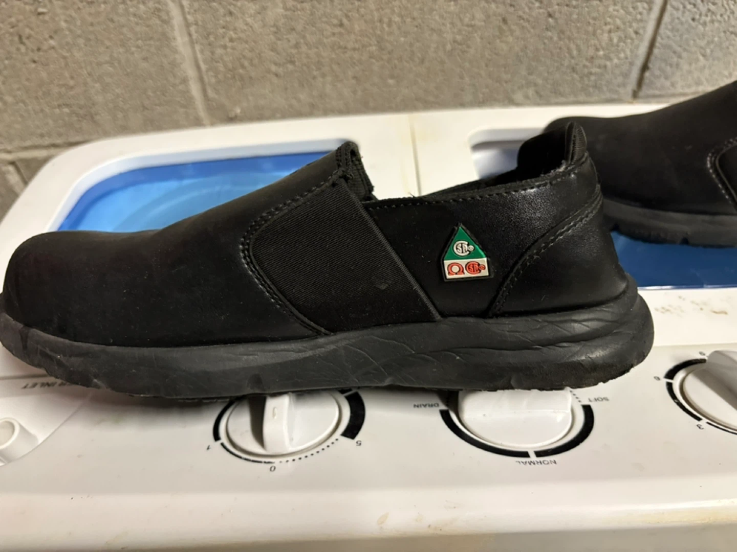 Dakota "Tarantula" Black Slip-On Safety Shoes - photo 3
