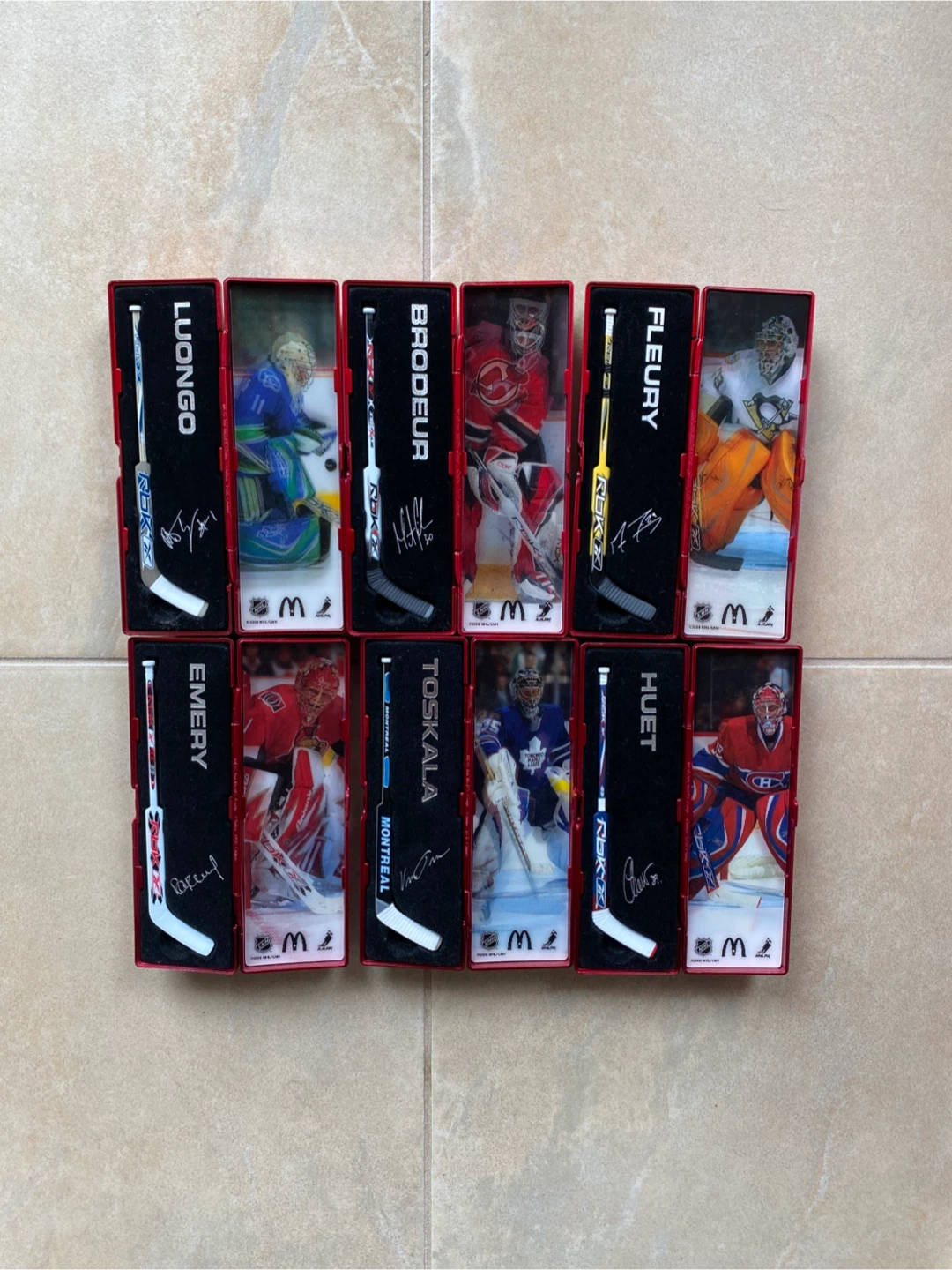 NHL Star Sticks Collection - 6 Pieces