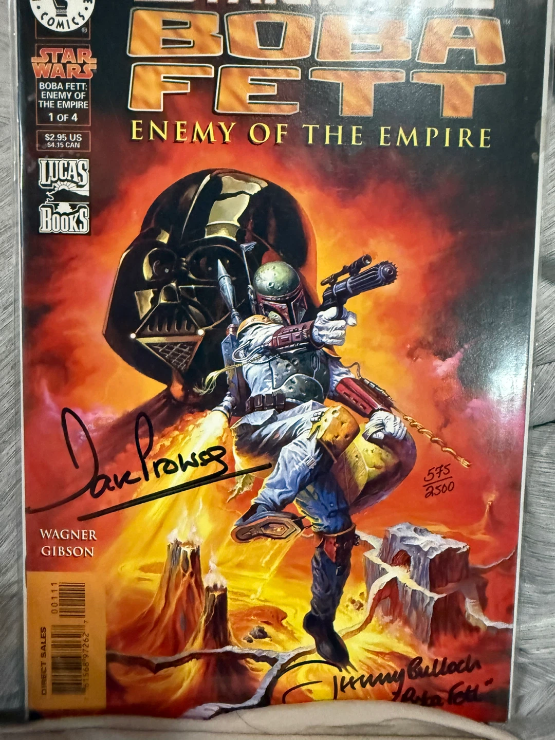 Star Wars Boba Fett: Enemy of the Empire #1 Comic - Signed