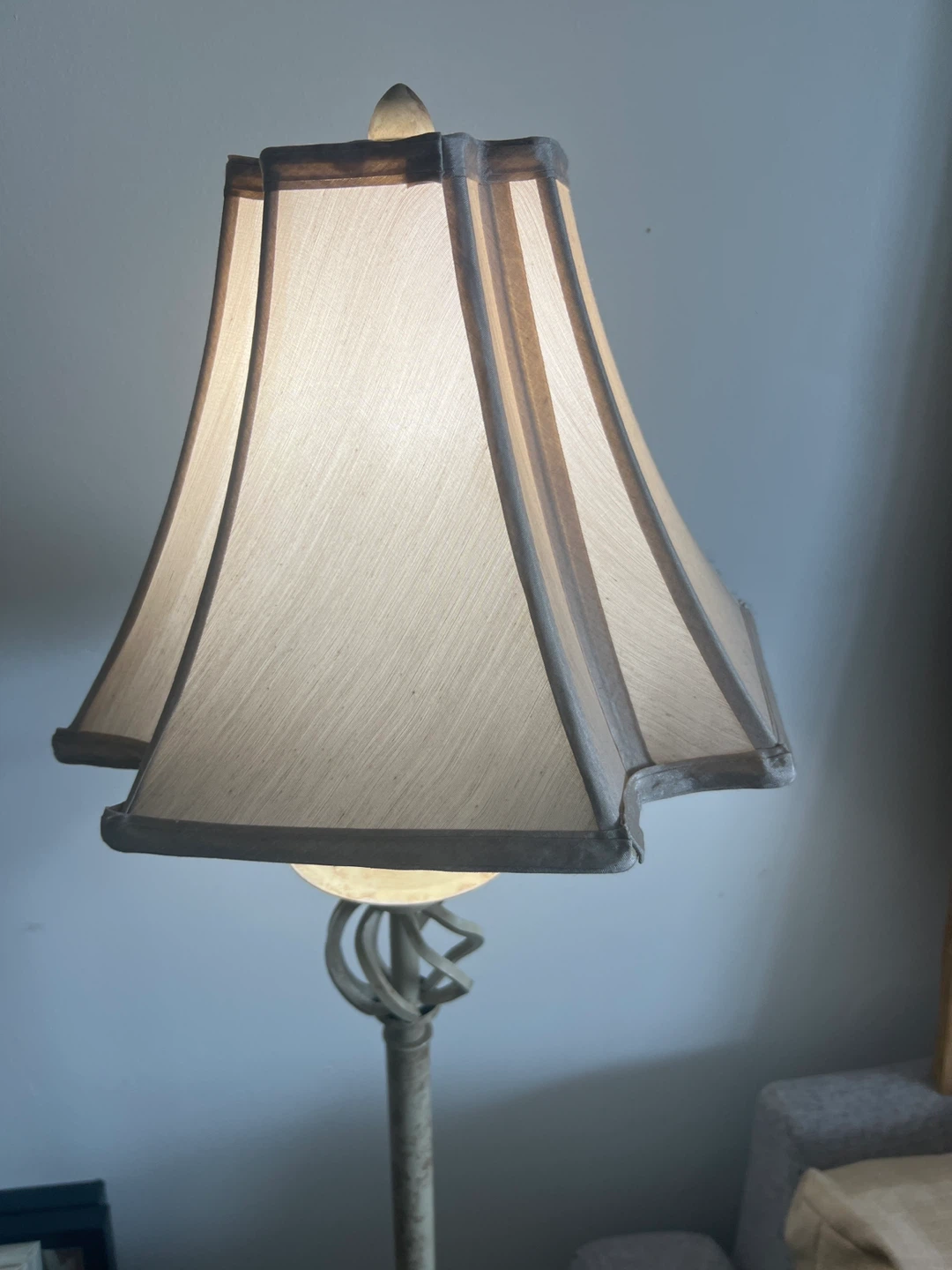 Floor Lamp with Beige Shade - photo 2