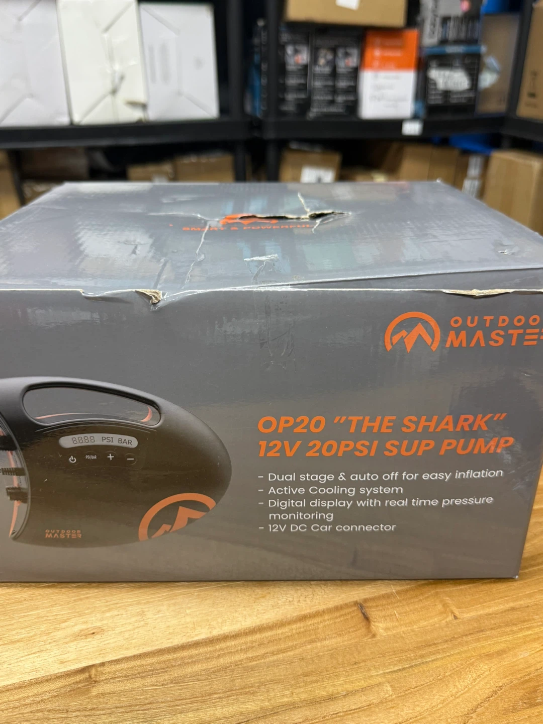 Outdoor Master Shark SUP Pump 12V 20PSI
