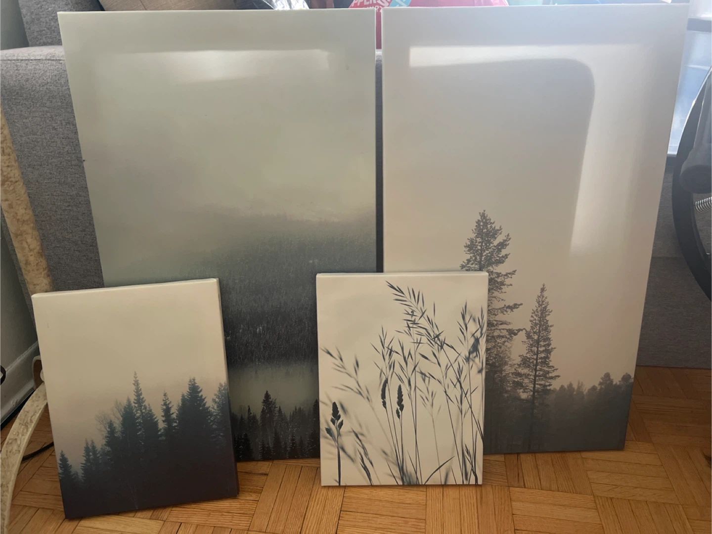 Set of 4 Landscape Canvas Wall Art