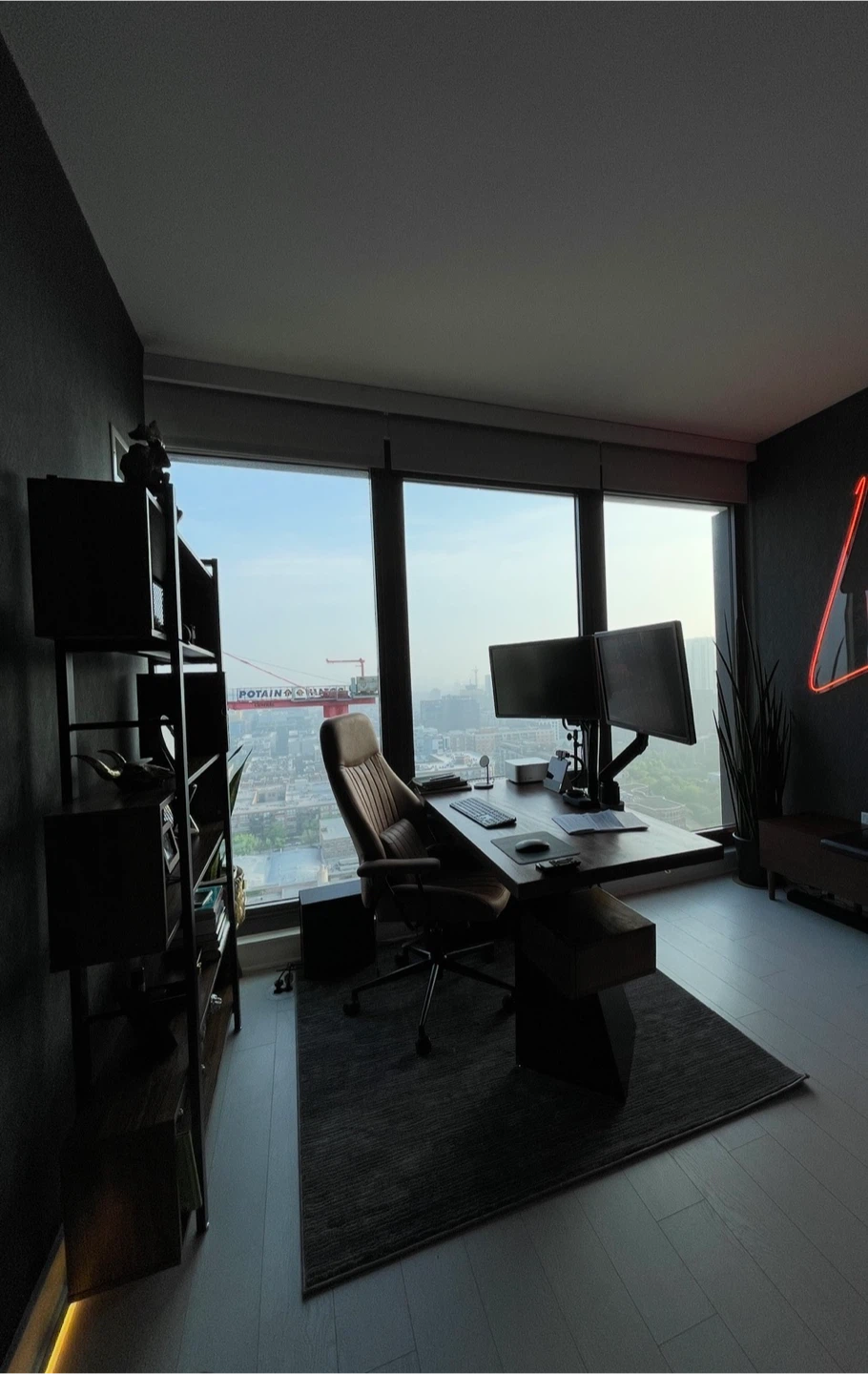Dual Monitor Desk Setup with Monitor Arms - photo 2