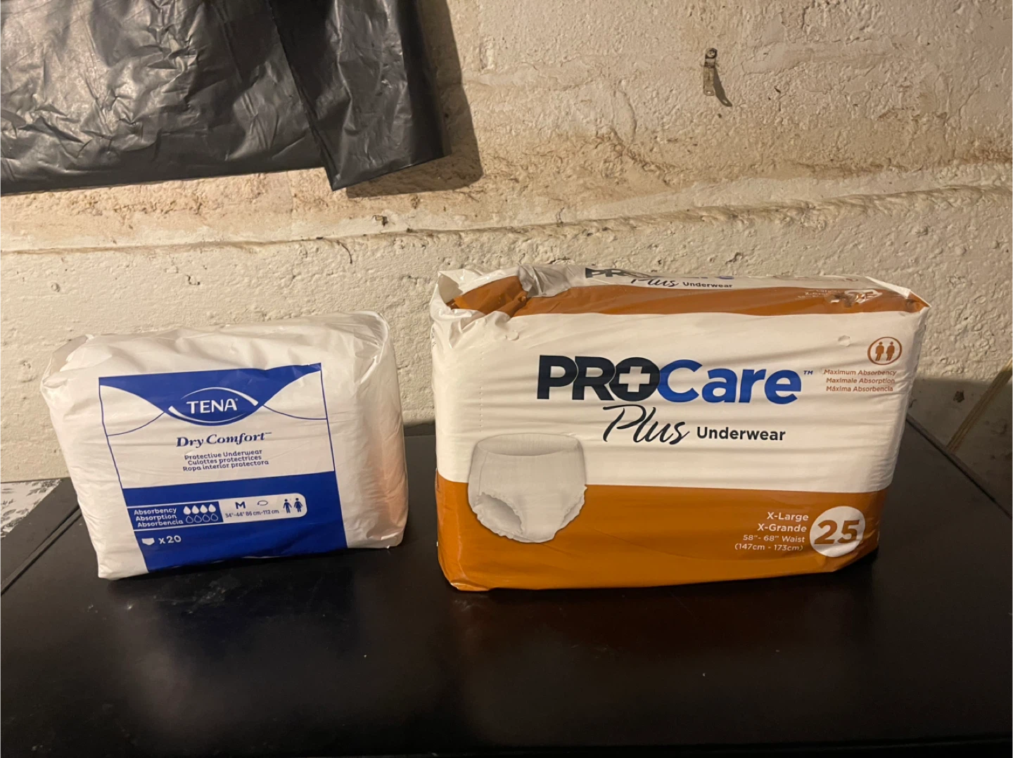 TENA Dry Comfort & ProCare Plus Underwear - M/XL