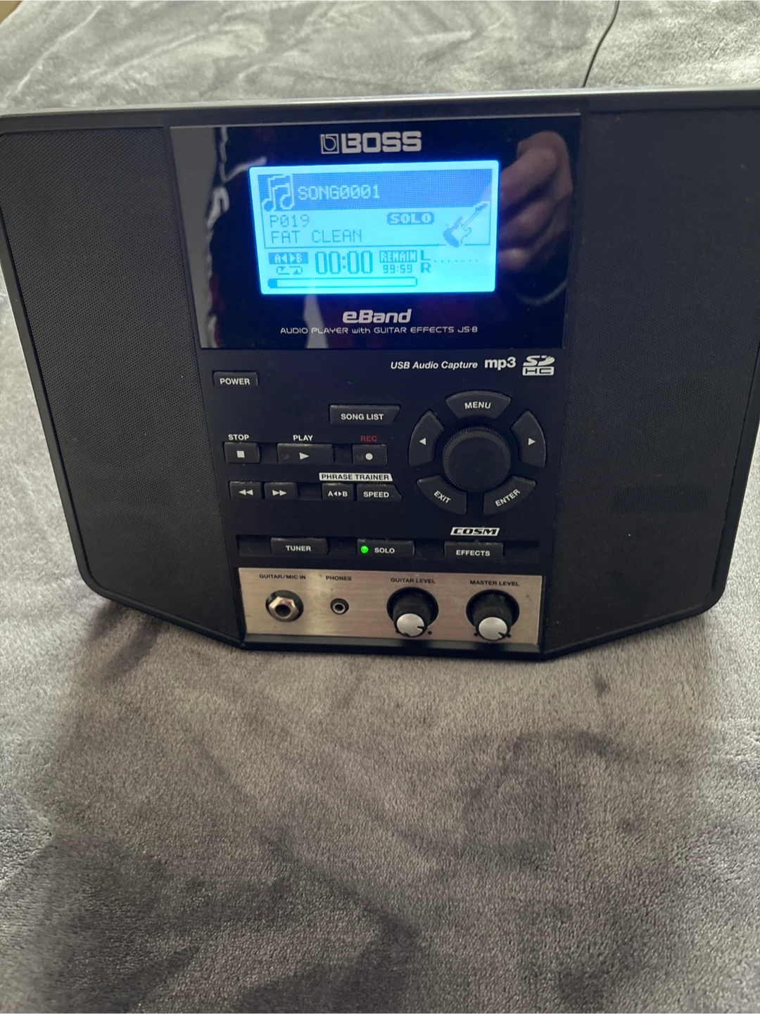 BOSS eBAND JS-8 Audio Player Guitar Effects with power cord