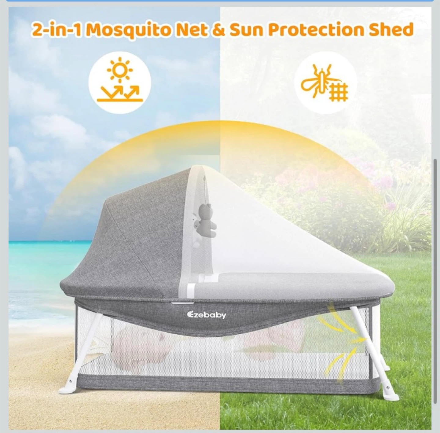 New Portable Travel Bassinet - photo 3
