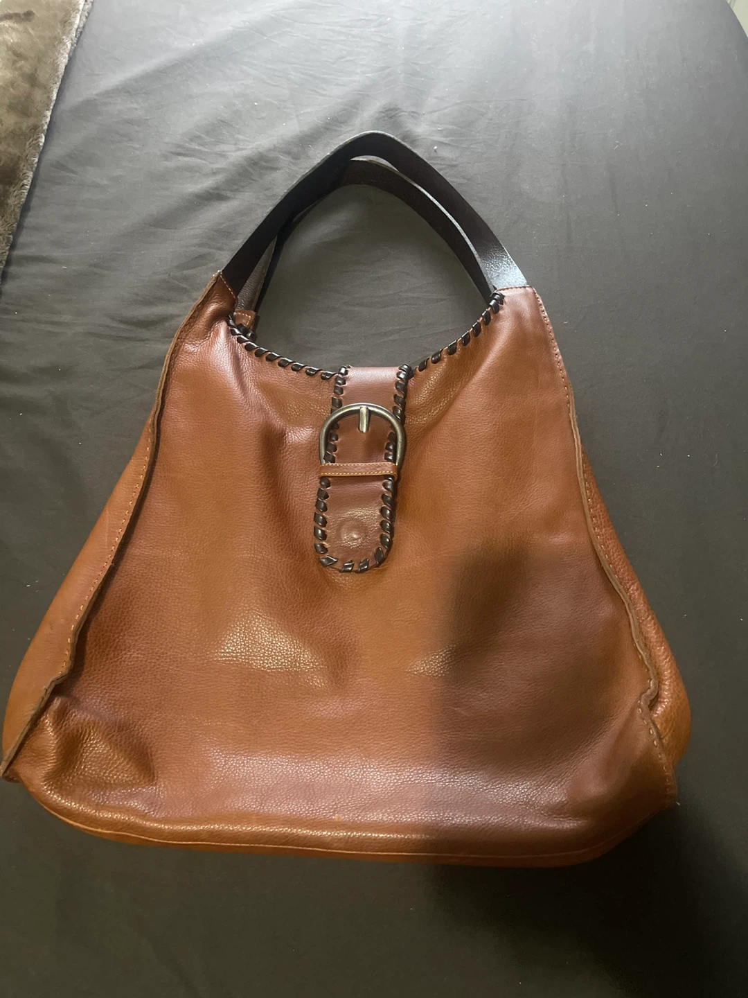 Carla Mancini Brown Leather Hobo Bag - photo 4