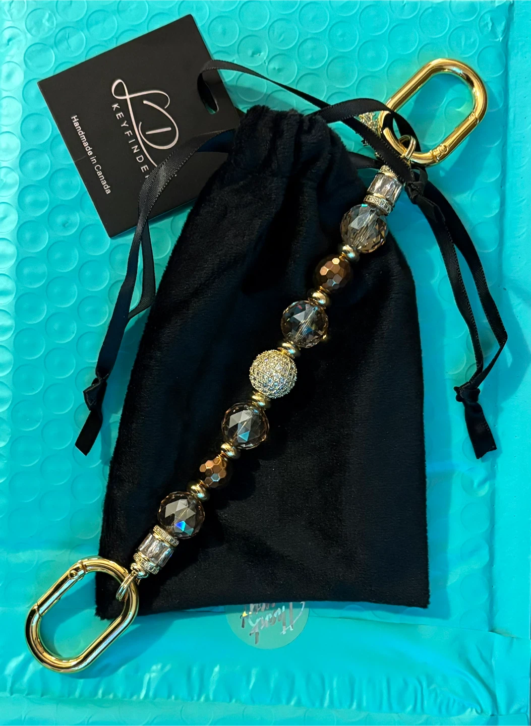 ✨✨Winter Magic Keyfinder Beaded Keychain Charm - photo 2