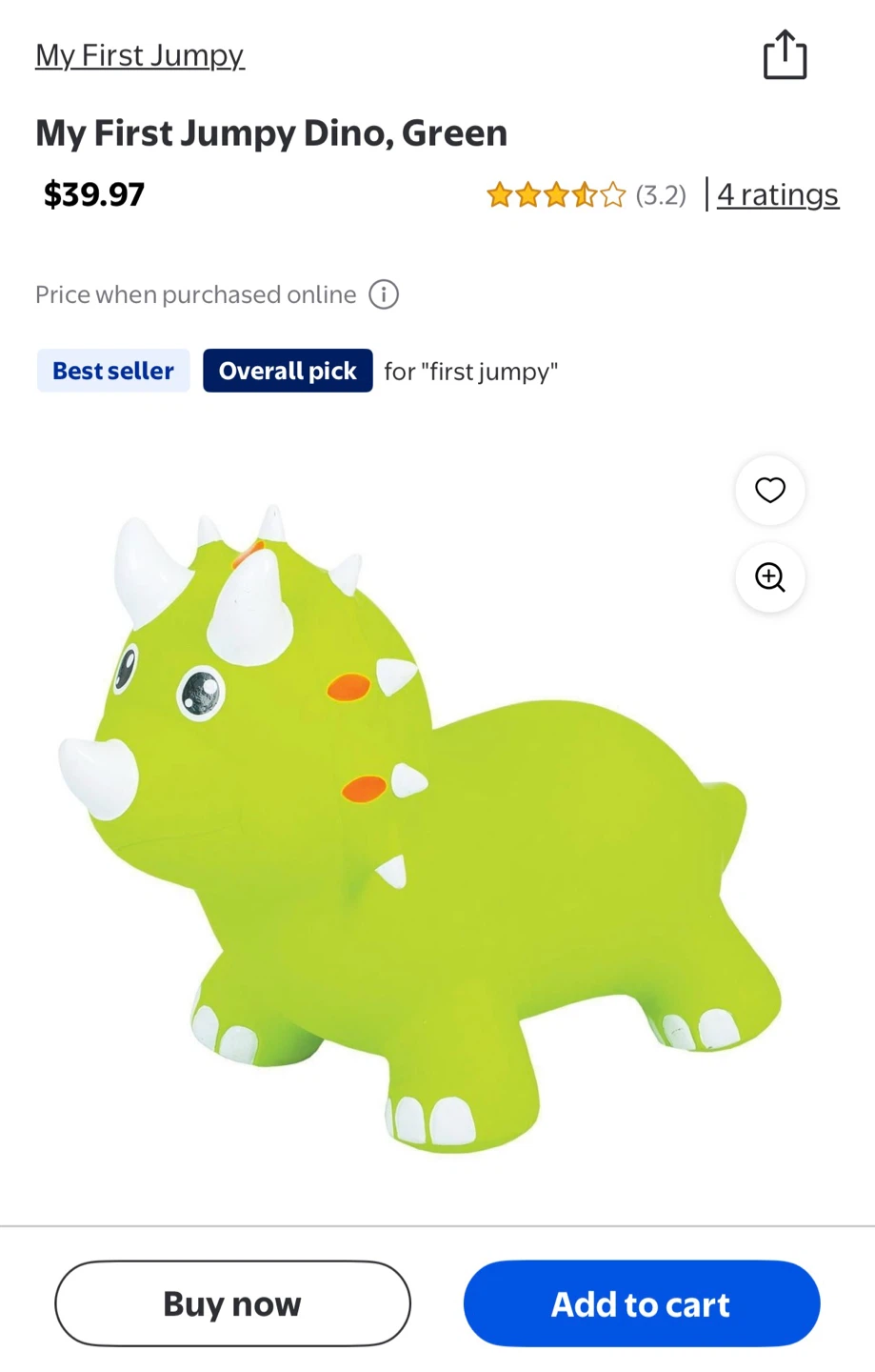 My First Jumpy Dino, Green - photo 3