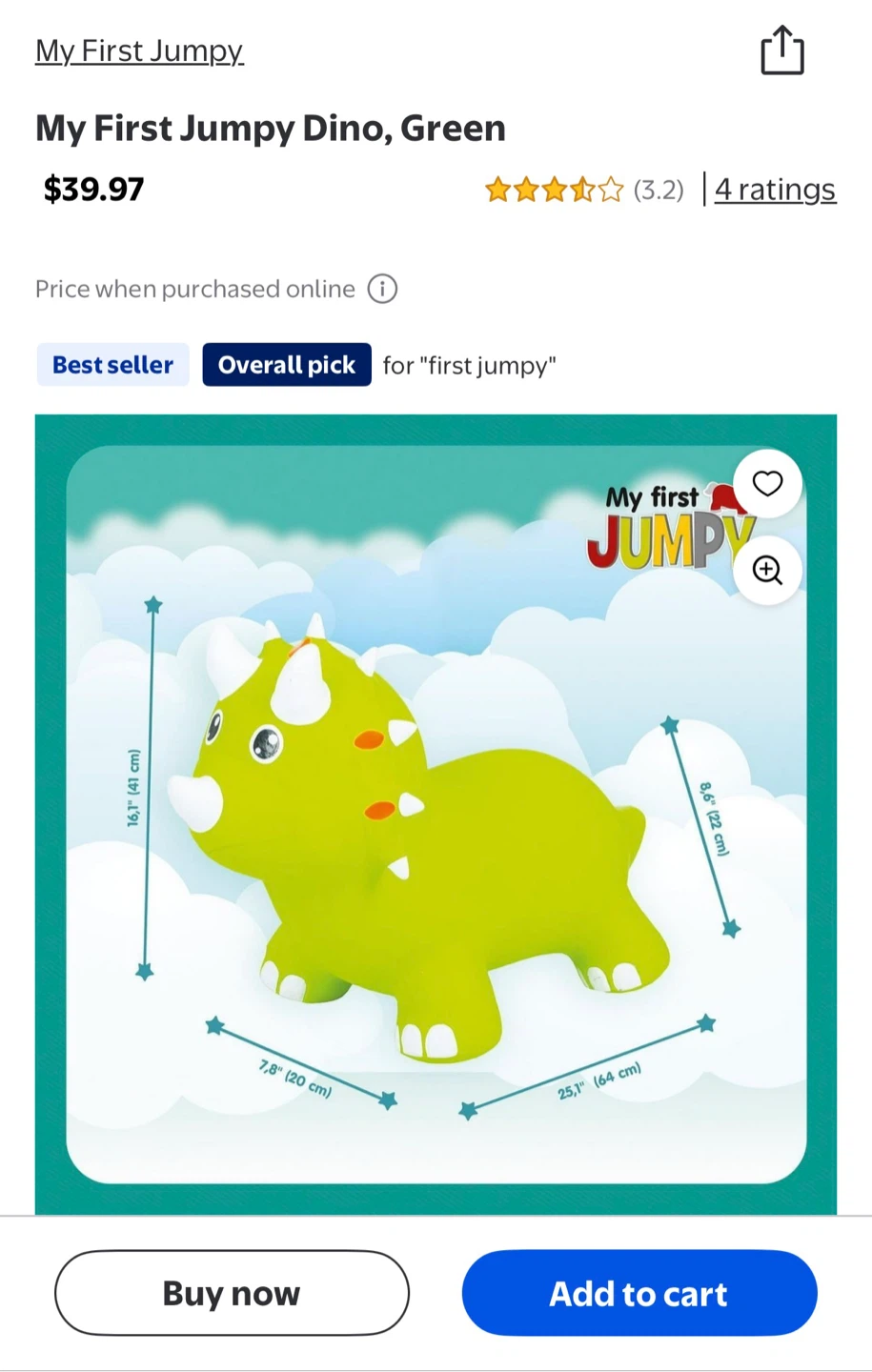 My First Jumpy Dino, Green - photo 4