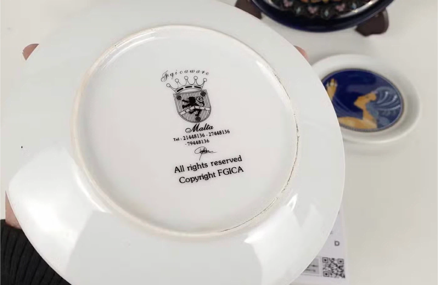 Collection of 5 Decorative Plates Malta FGicaware - photo 5