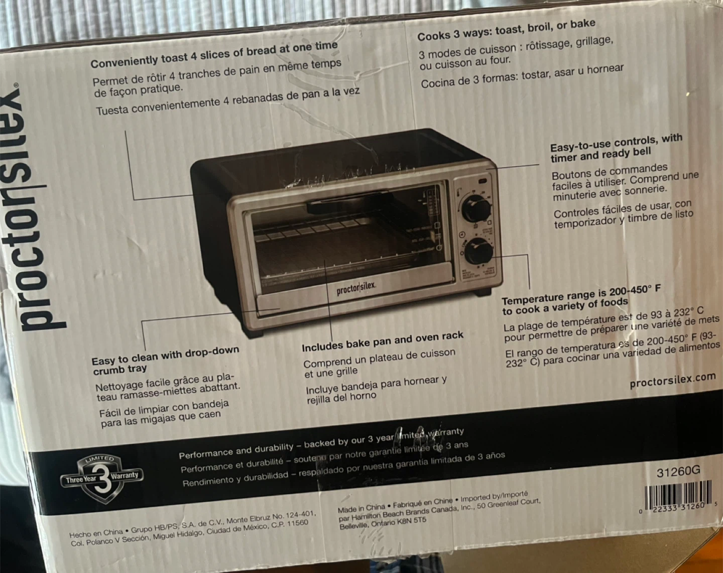 Proctor Silex 3-in-1 Toaster Oven - photo 3