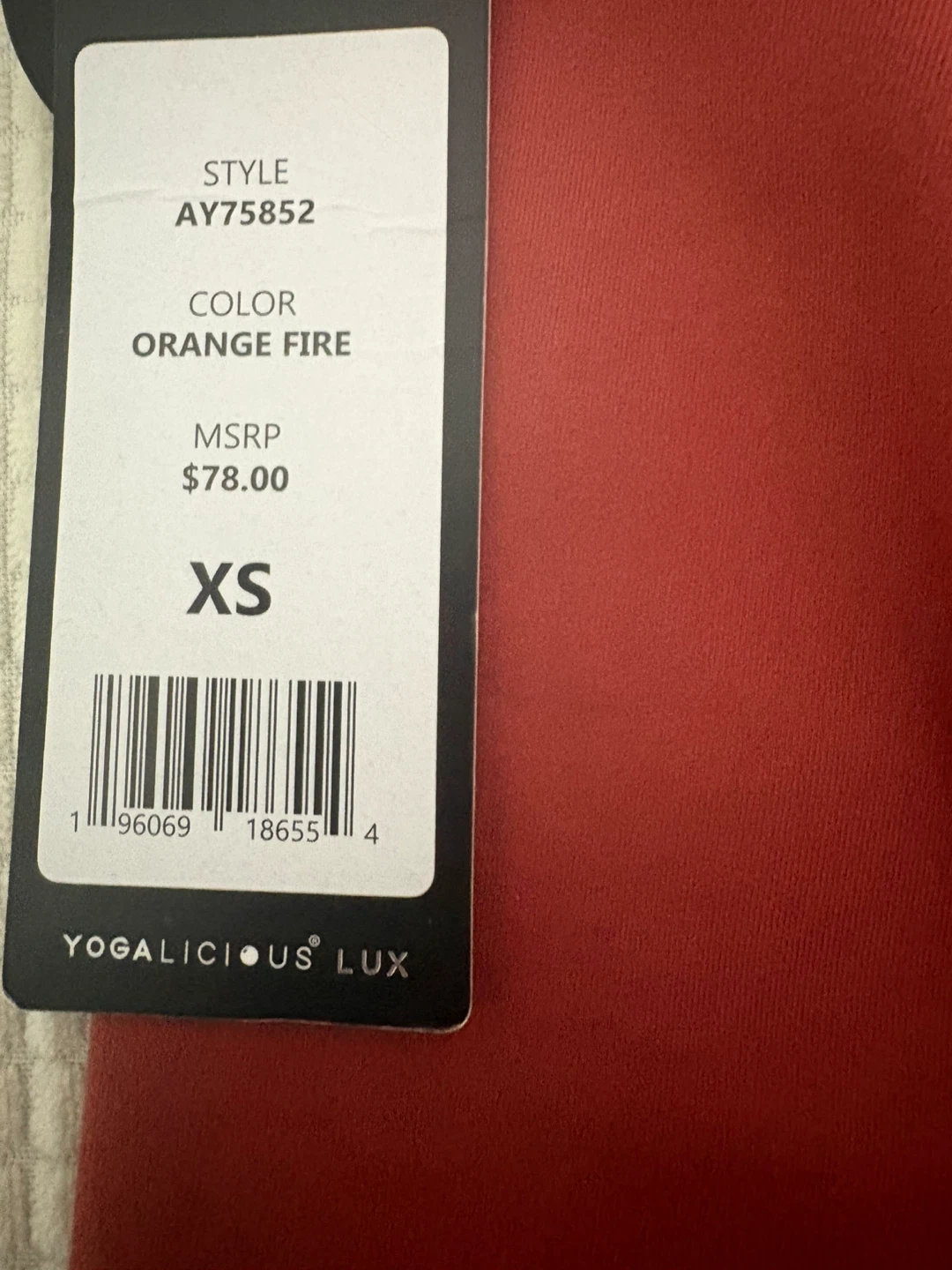 Yogalicious Lux Orange Fire Capris XS - photo 4