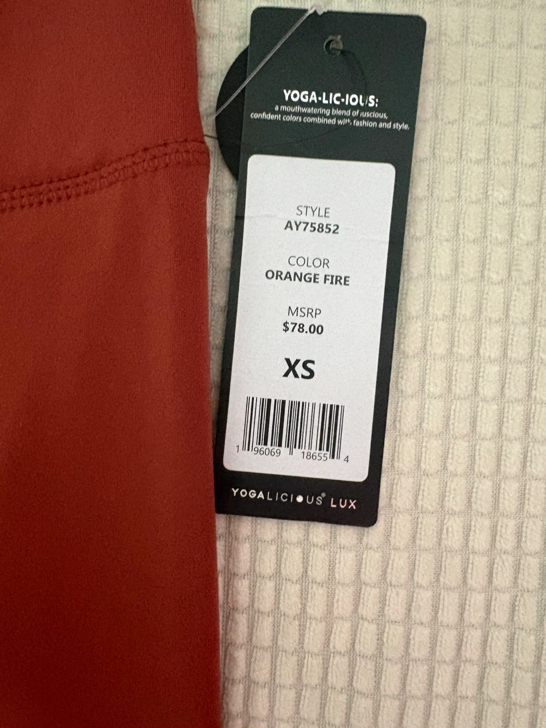 Yogalicious Lux Orange Fire Capris XS - photo 3