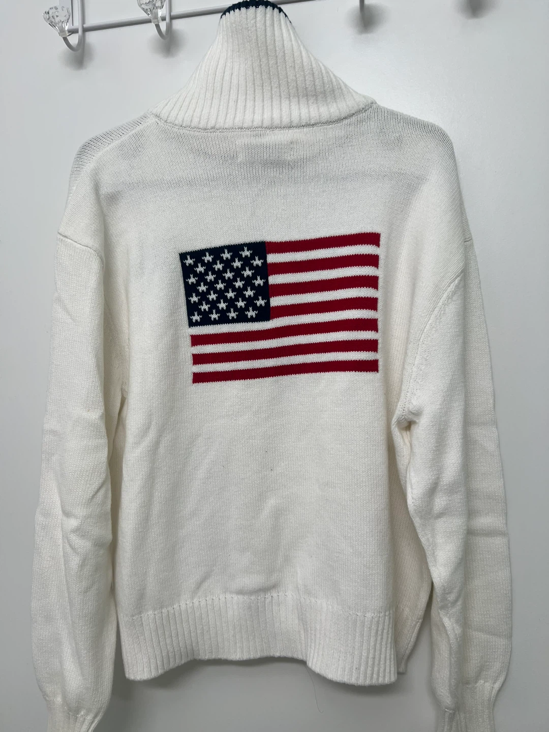 Hollister USA Half-Zip Sweater - Women's Medium - photo 3