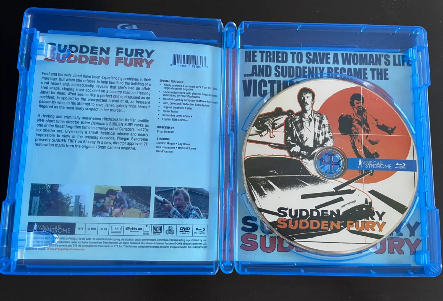 Sudden Fury Vinegar Syndrome Blu Ray - photo 3