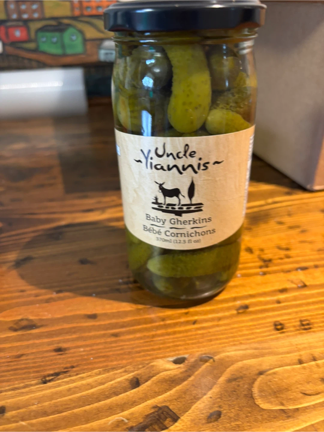 Uncle.Yiannis Baby Gherkins - 370ml