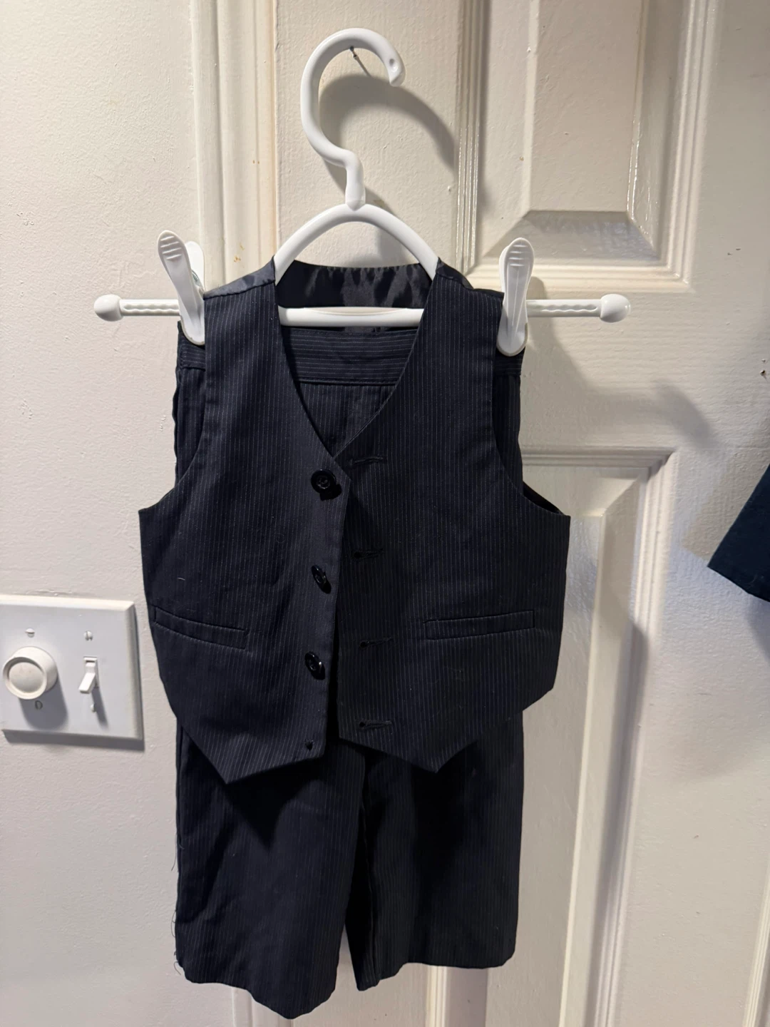 Navy Blue Boys Suit Set - photo 2