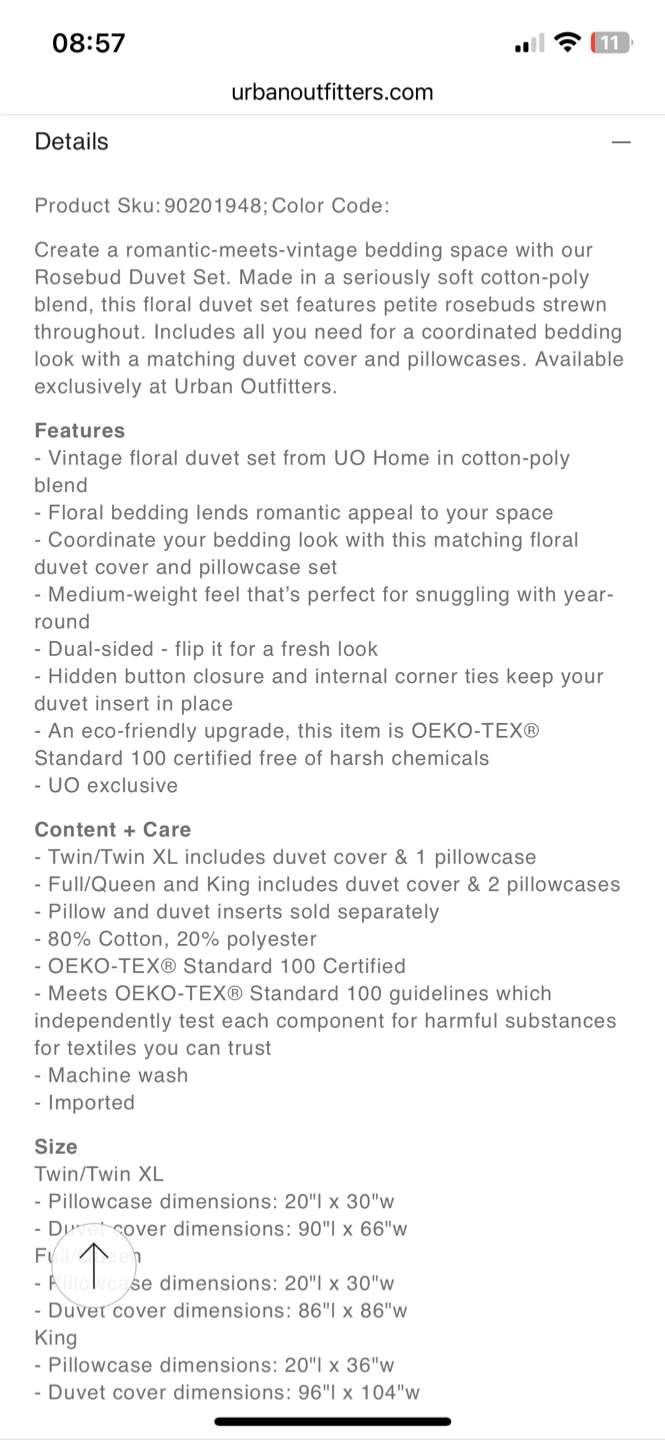 twin xl duvet cover set Urban Outfitters - photo 4
