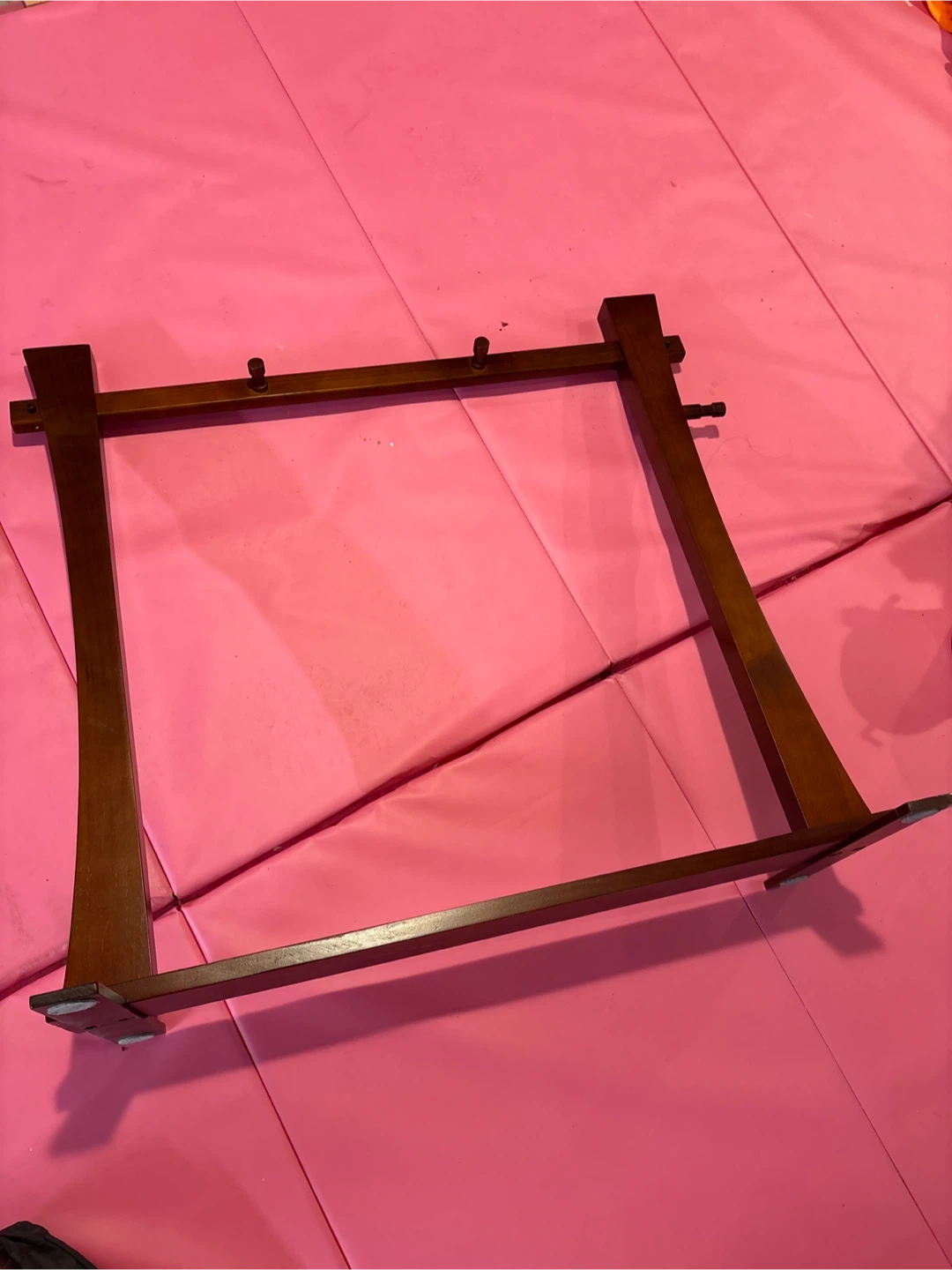 Wooden large gong stand