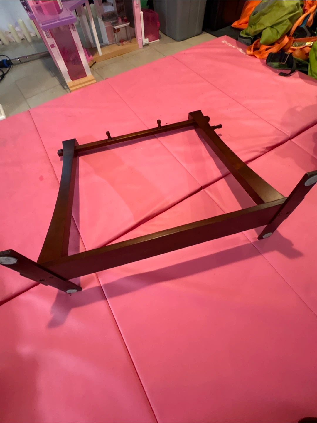 Wooden large gong stand - photo 2