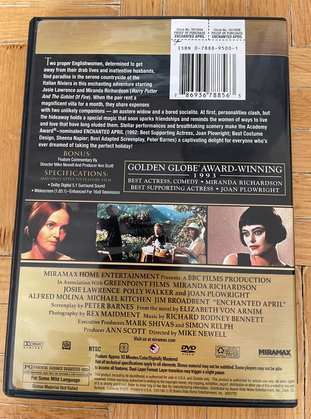 Enchanted April Dvd, Out Of Print - photo 3