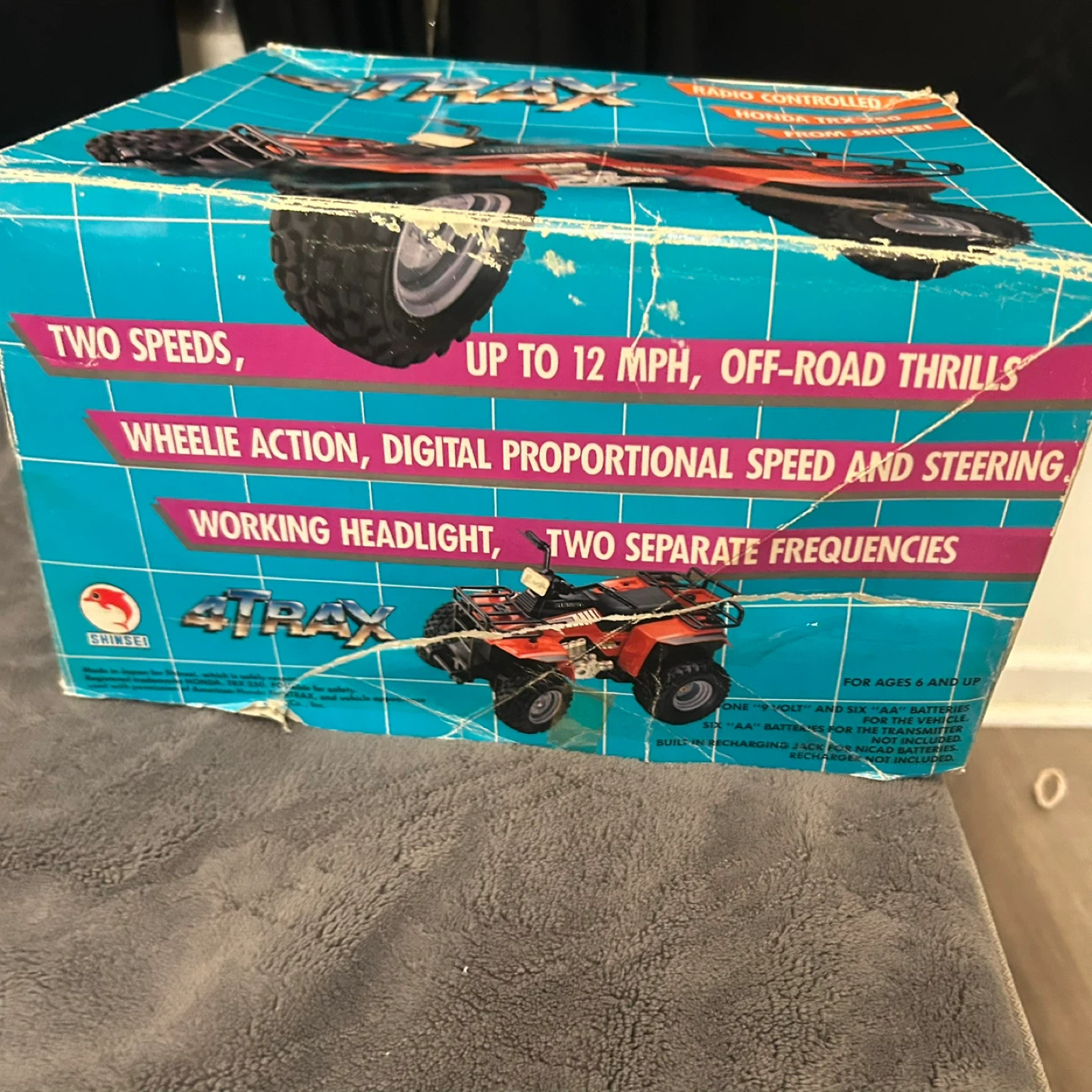Shinei 4TRAX Radio Controlled Honda TRX 250 ATV Toy