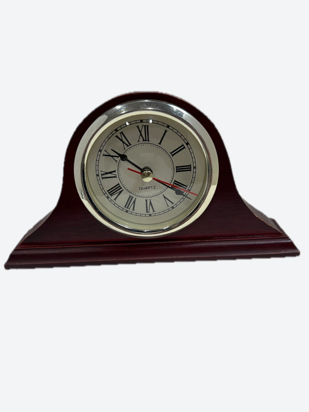 Vintage International Silver Co. Quartz Mantel Clock