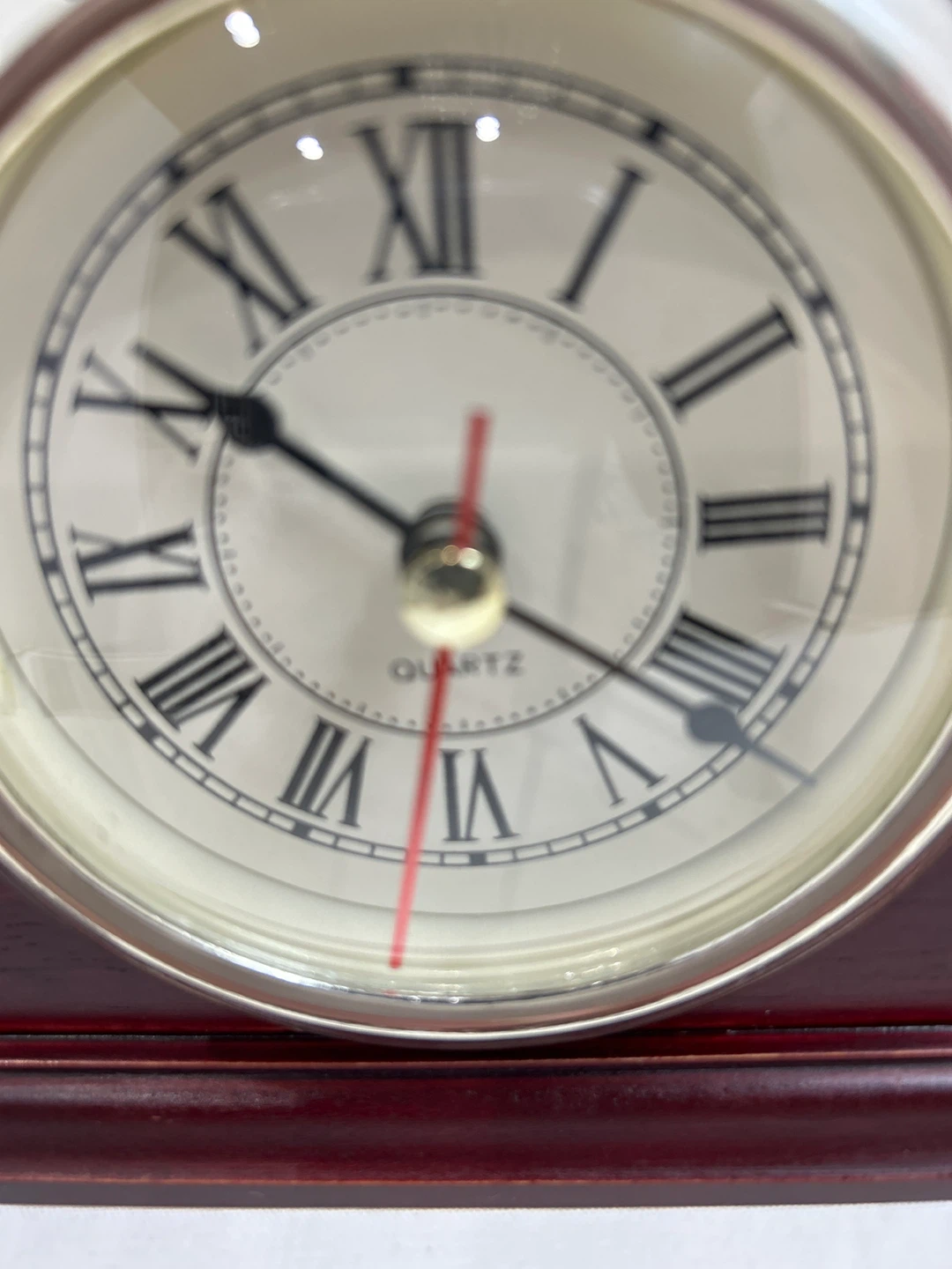 Vintage International Silver Co. Quartz Mantel Clock - photo 2