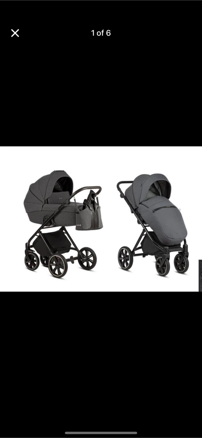 Noordi Luno 2 in 1 European baby stroller Basinet and seat
