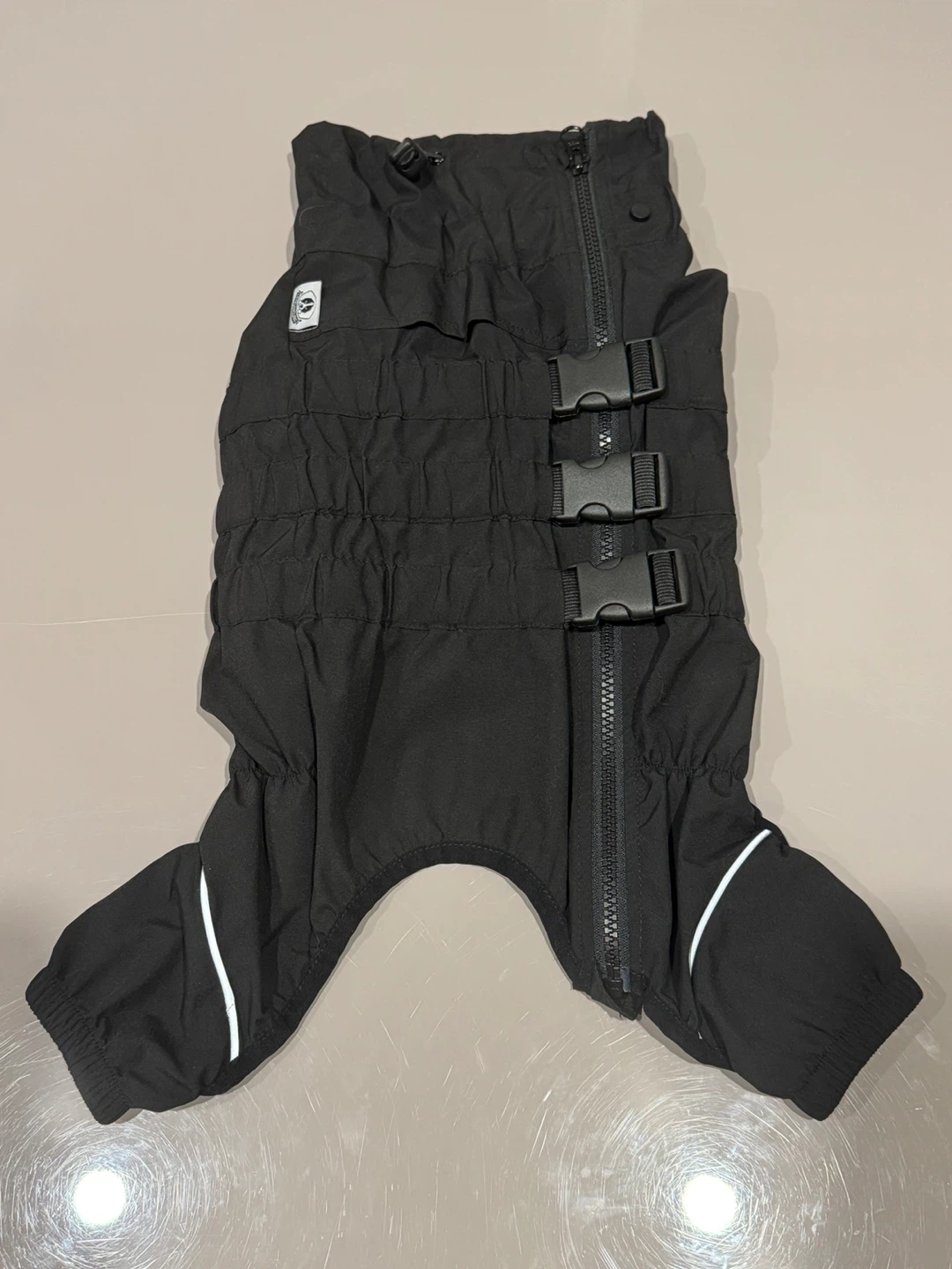 Black Dog Raincoat Jacket - Size D-S - photo 2