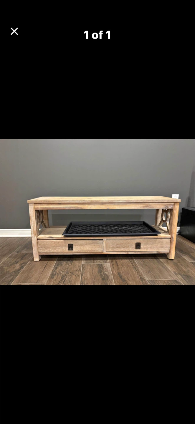 Entryway Bench with Storage