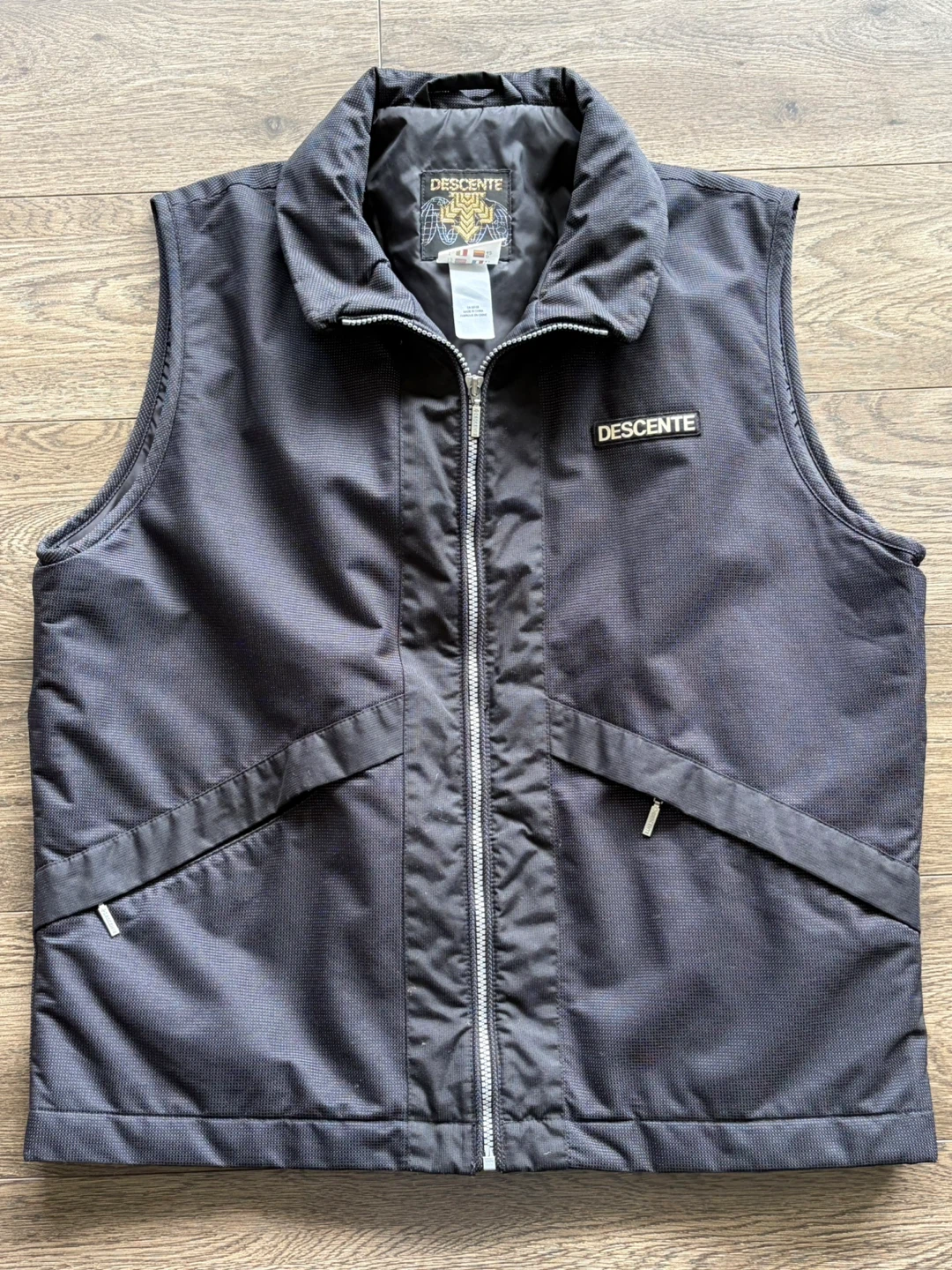 Vintage Descente Women's Black Vest Size 12 US 12 - photo 3