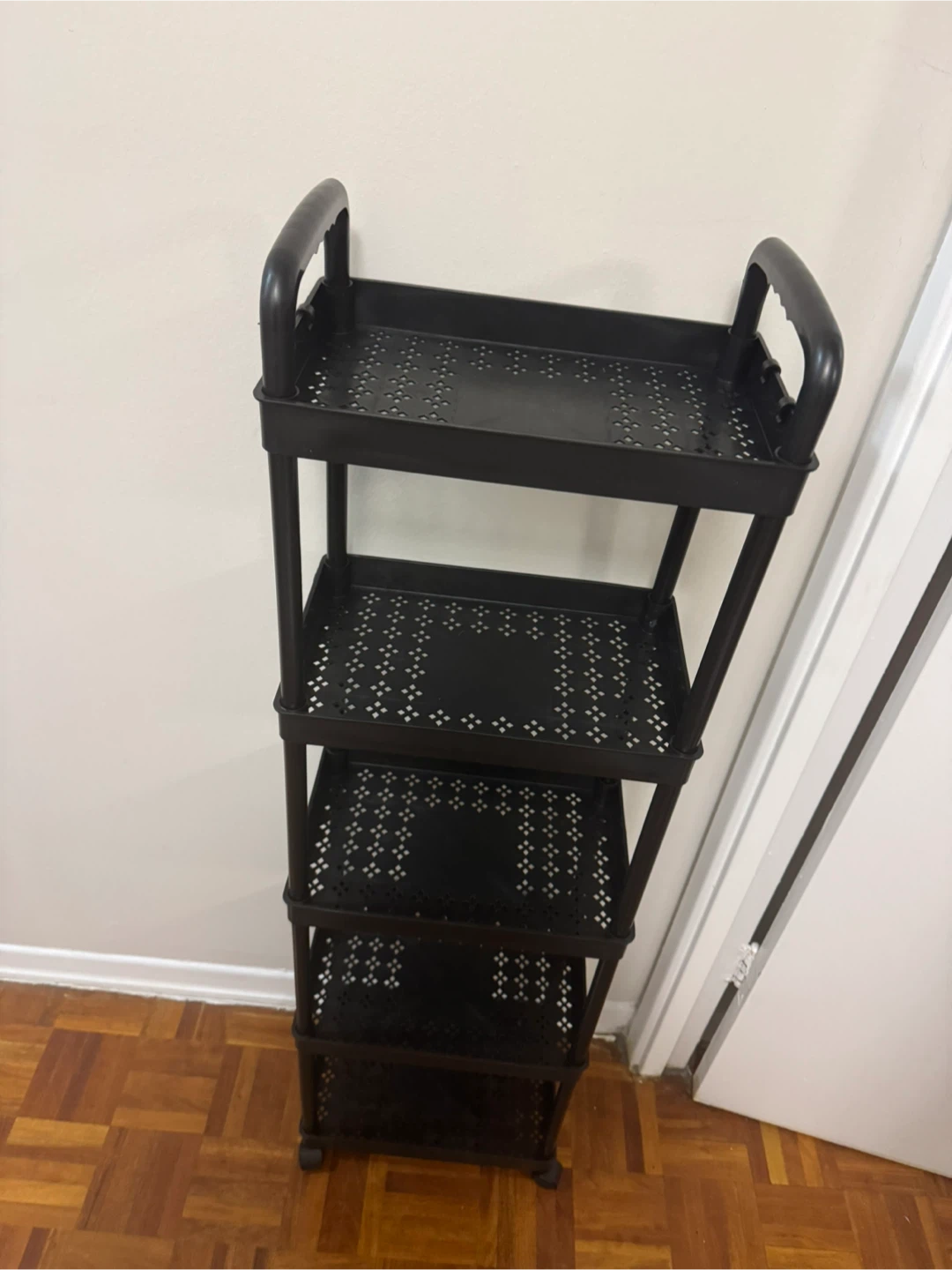 Black 5 or 3-Tier Rolling Storage Cart - photo 3
