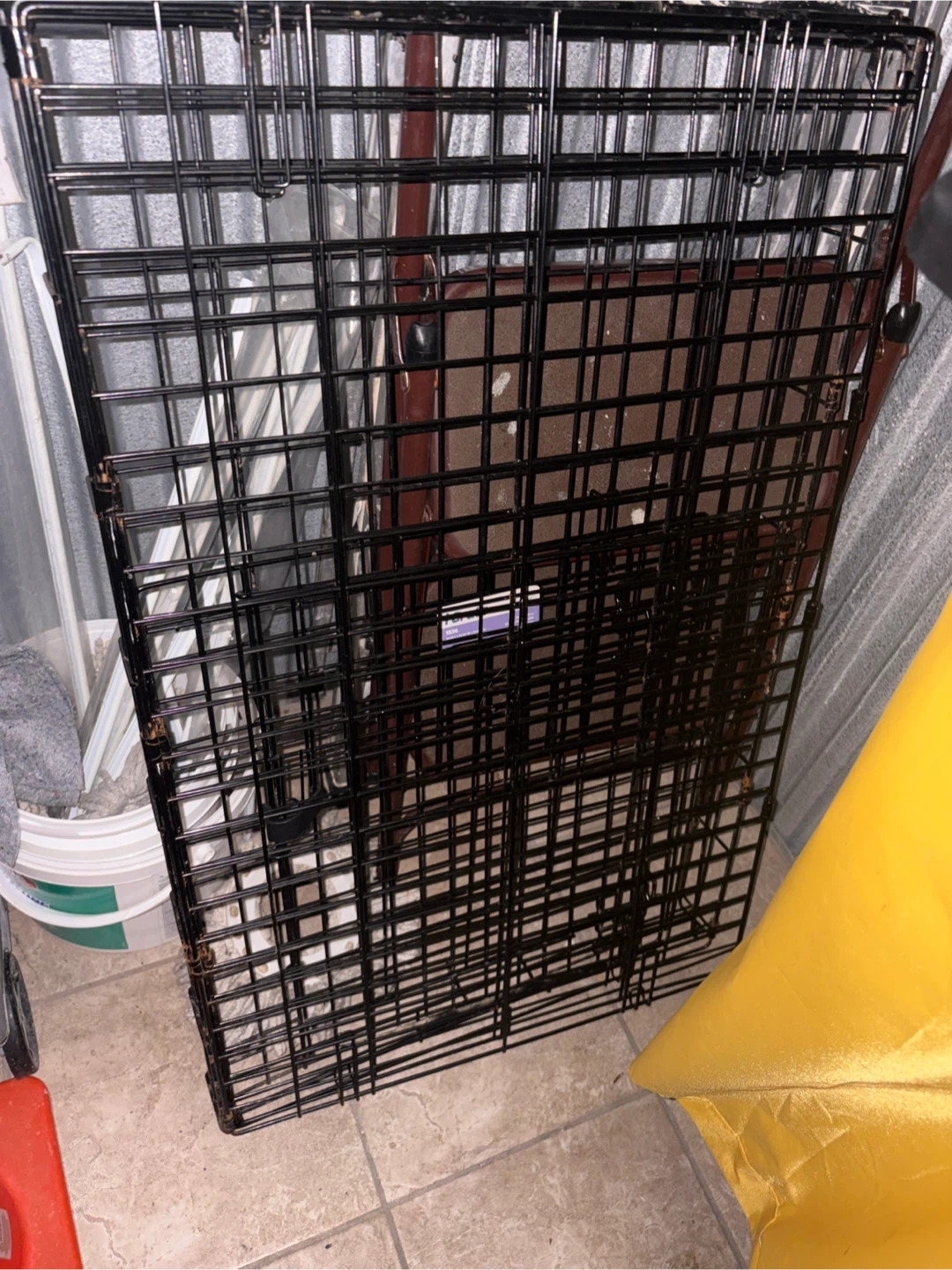 Black Wire Dog Crate