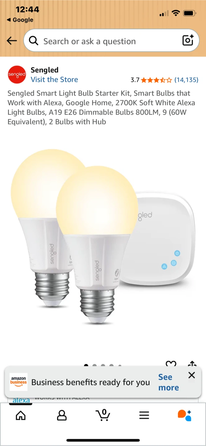 Sengled Element Classic Smart Bulb Starter Kit