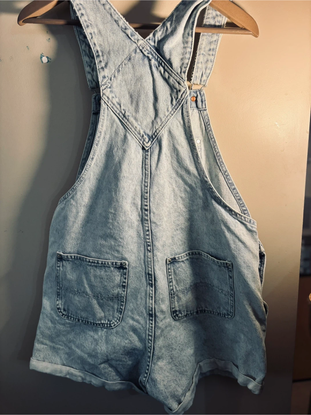 Old Navy Denim Short Overalls - Size M - photo 3