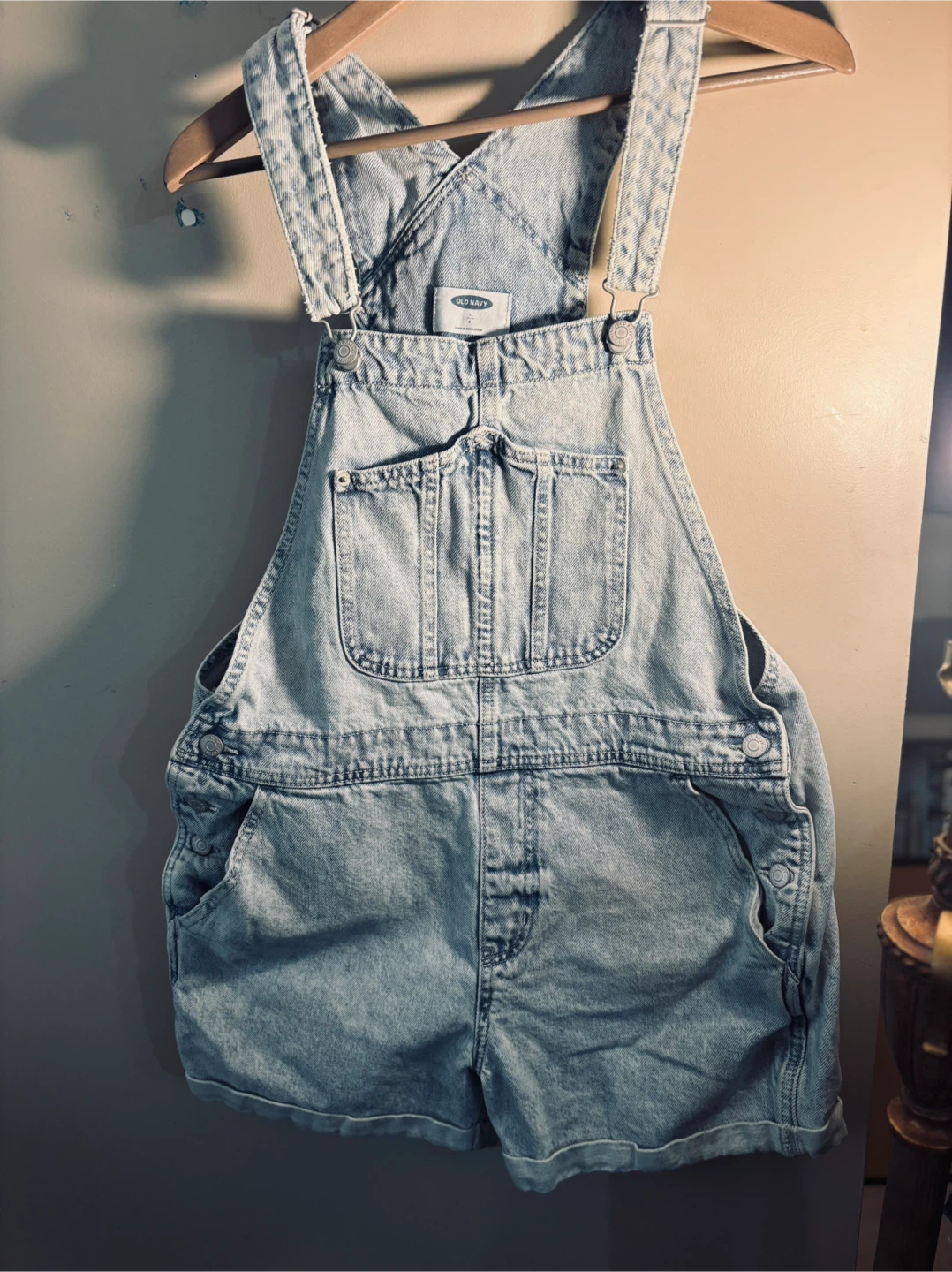 Old Navy Denim Short Overalls - Size M
